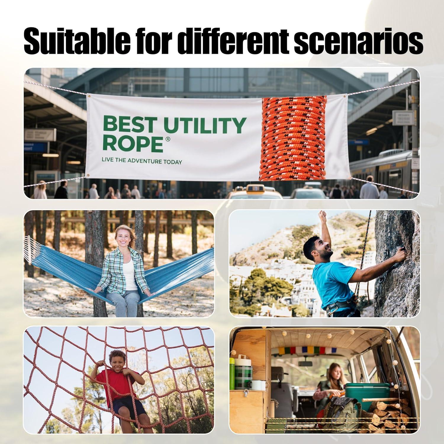 Cuerda Trenzada de Polipropileno SDLTHR 10 mm x 30.48 m Negra