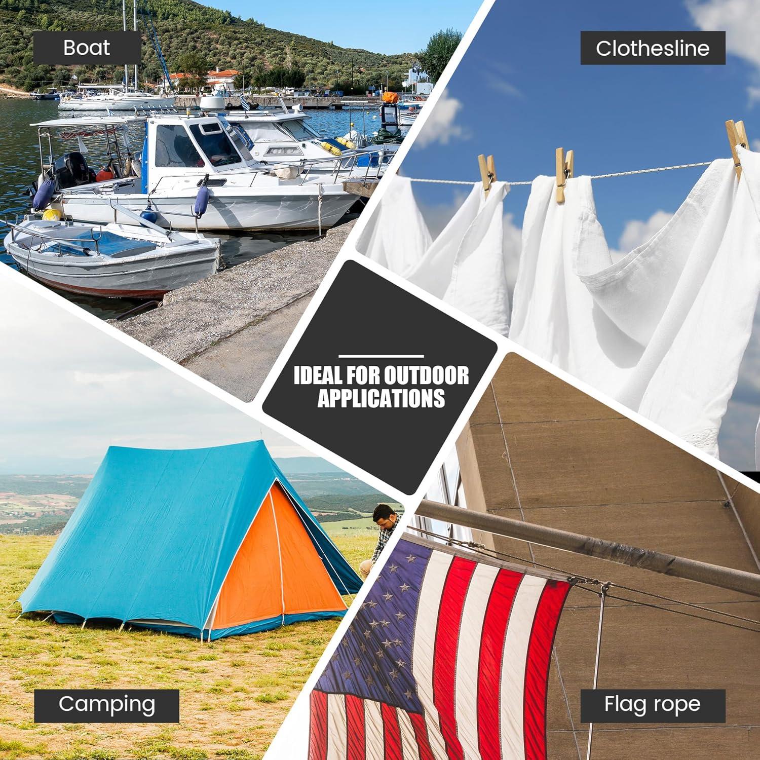 Cuerda Trenzada de Polipropileno SDLTHR 10 mm x 30.48 m Negra