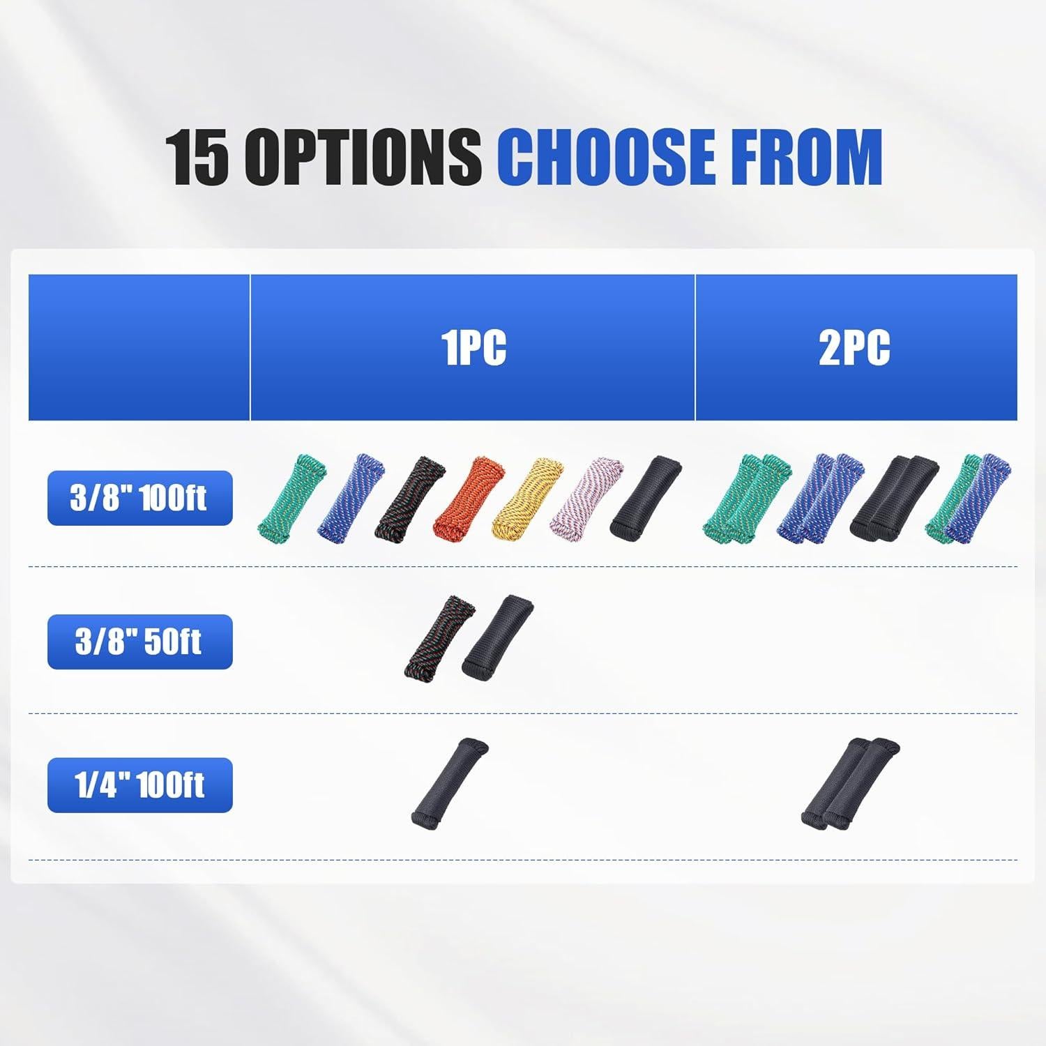 Cuerda Trenzada de Polipropileno SDLTHR 10 mm x 30.48 m Negra