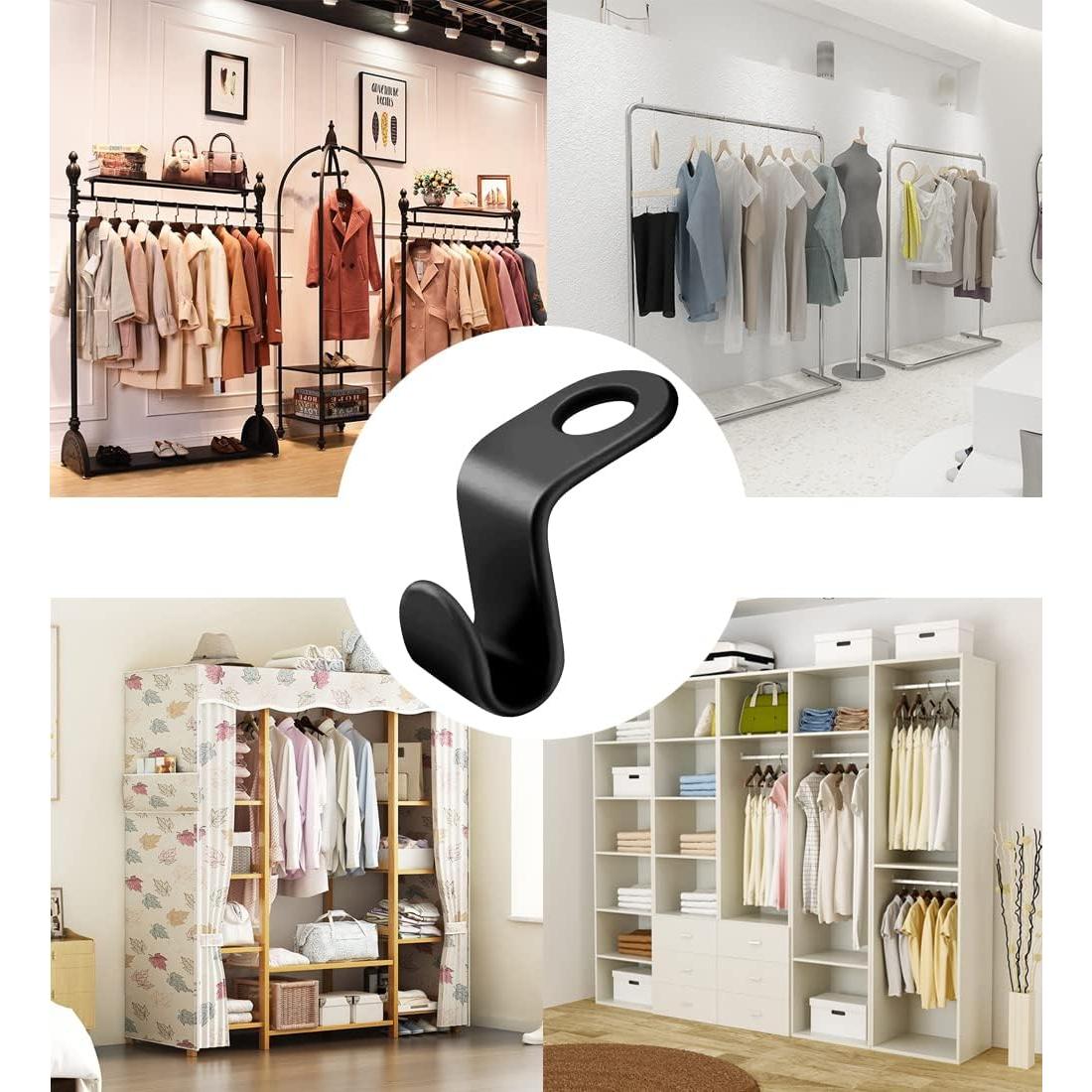 100 Ganchos Conectores para Perchas Moda y Estilo - Ahorra Espacio