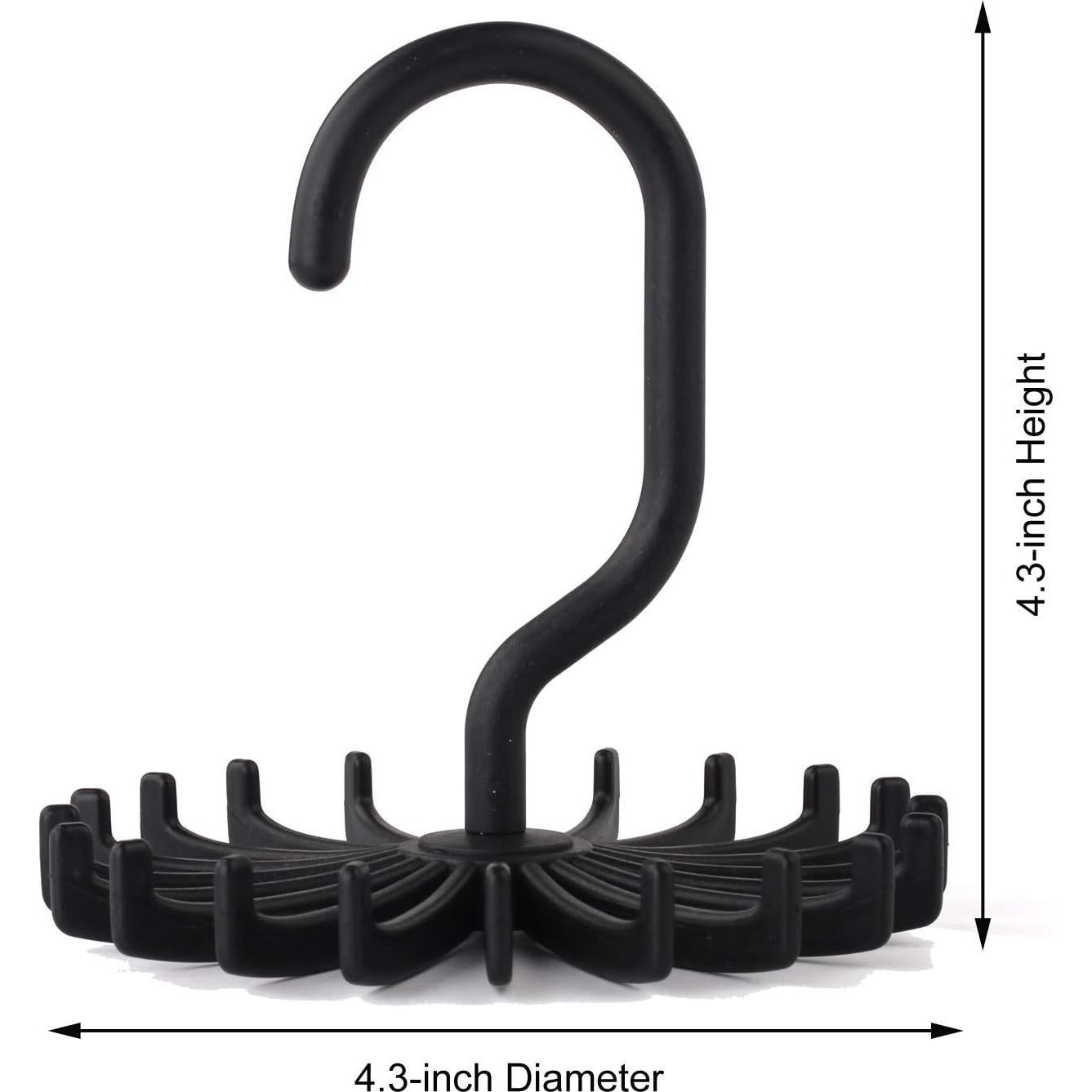 Organizador de Corbatas Z ZICOME, Paquete de 3, Antideslizante