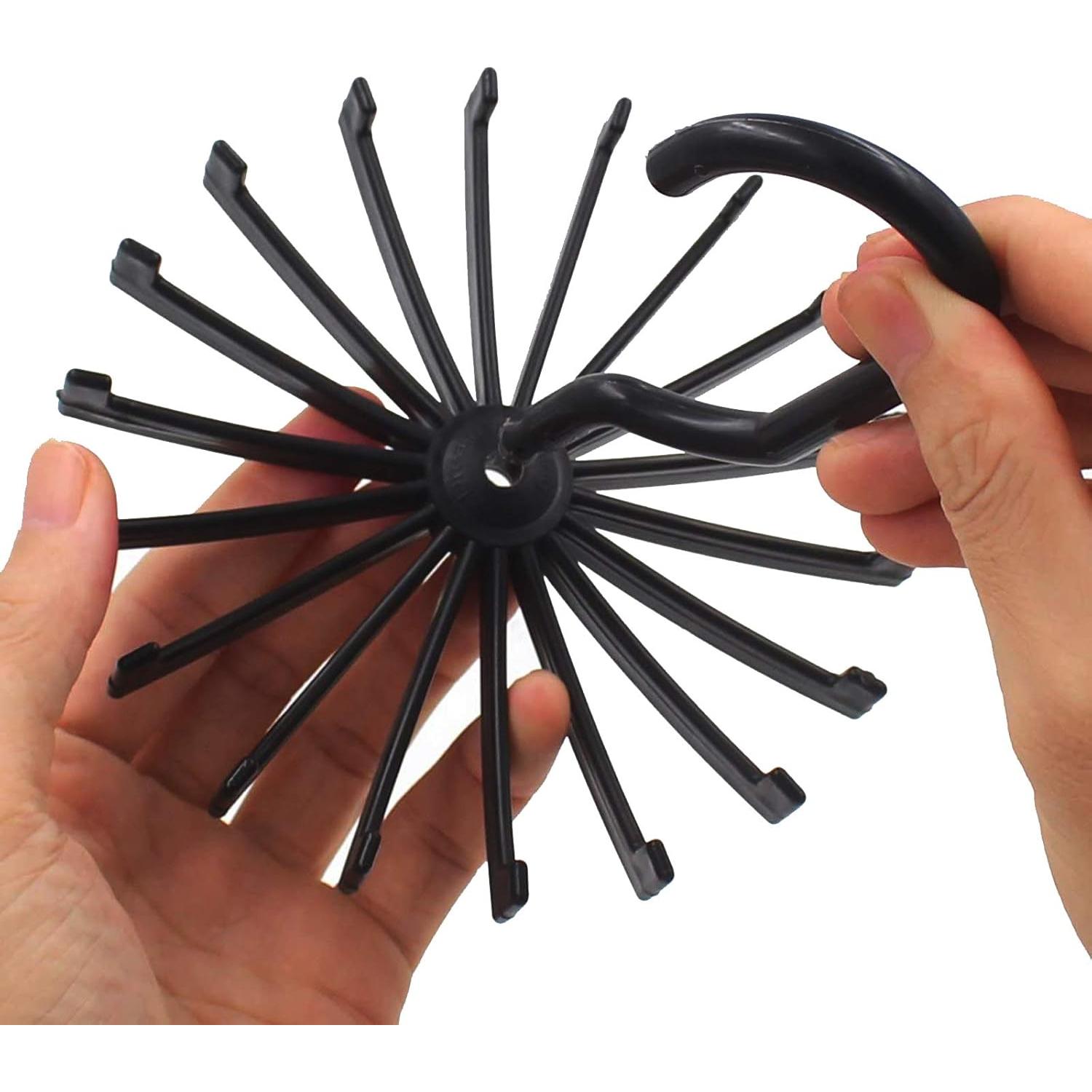 Organizador de Corbatas Z ZICOME, Paquete de 3, Antideslizante