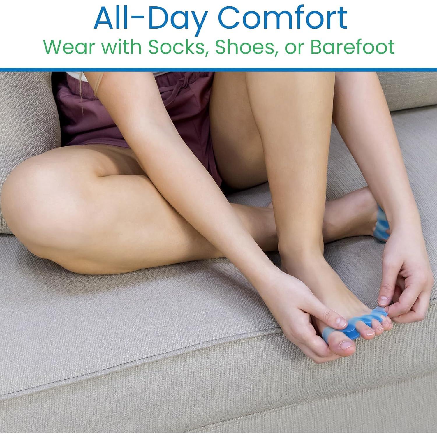 Separadores de Dedos ViveSole - Gel Silicona Grande (4 PCS)