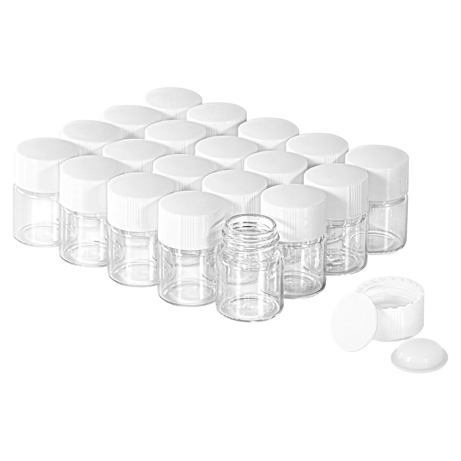 Viales de vidrio 5ml BKMAMLAB 20pcs a prueba de fugas