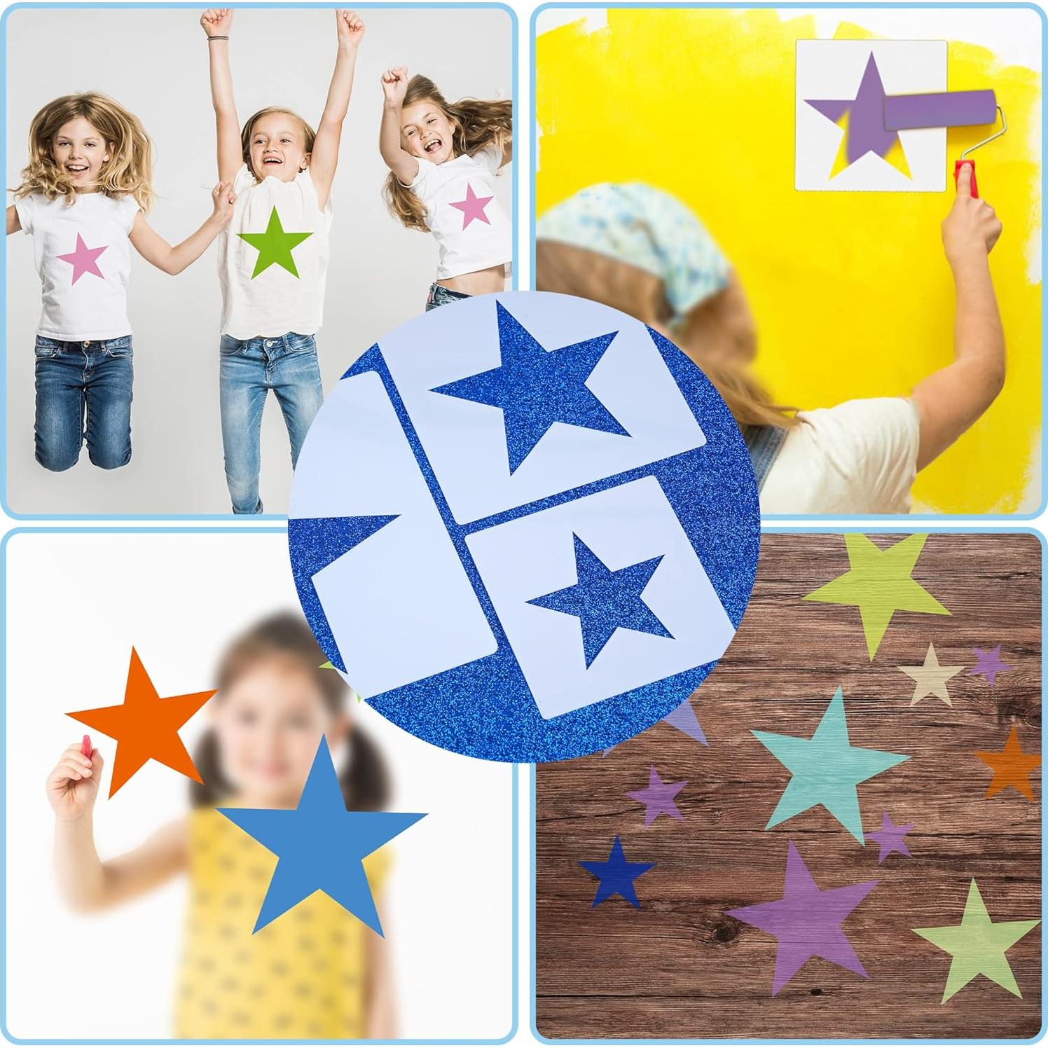 Plantilla de Estrella Grande Daomong 25x25 cm Reutilizable