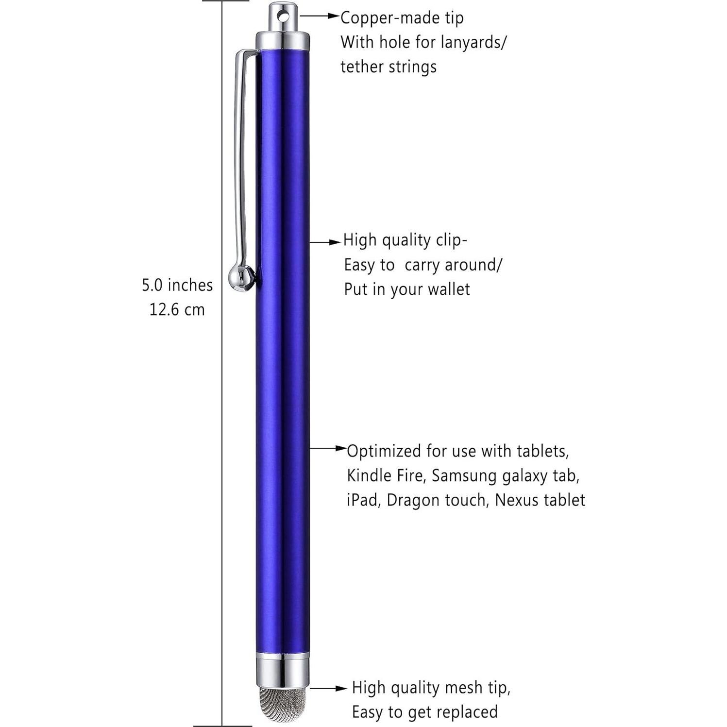 Stylus 4 Pcs CCIVV Punta de Fibra Reemplazable 127mm