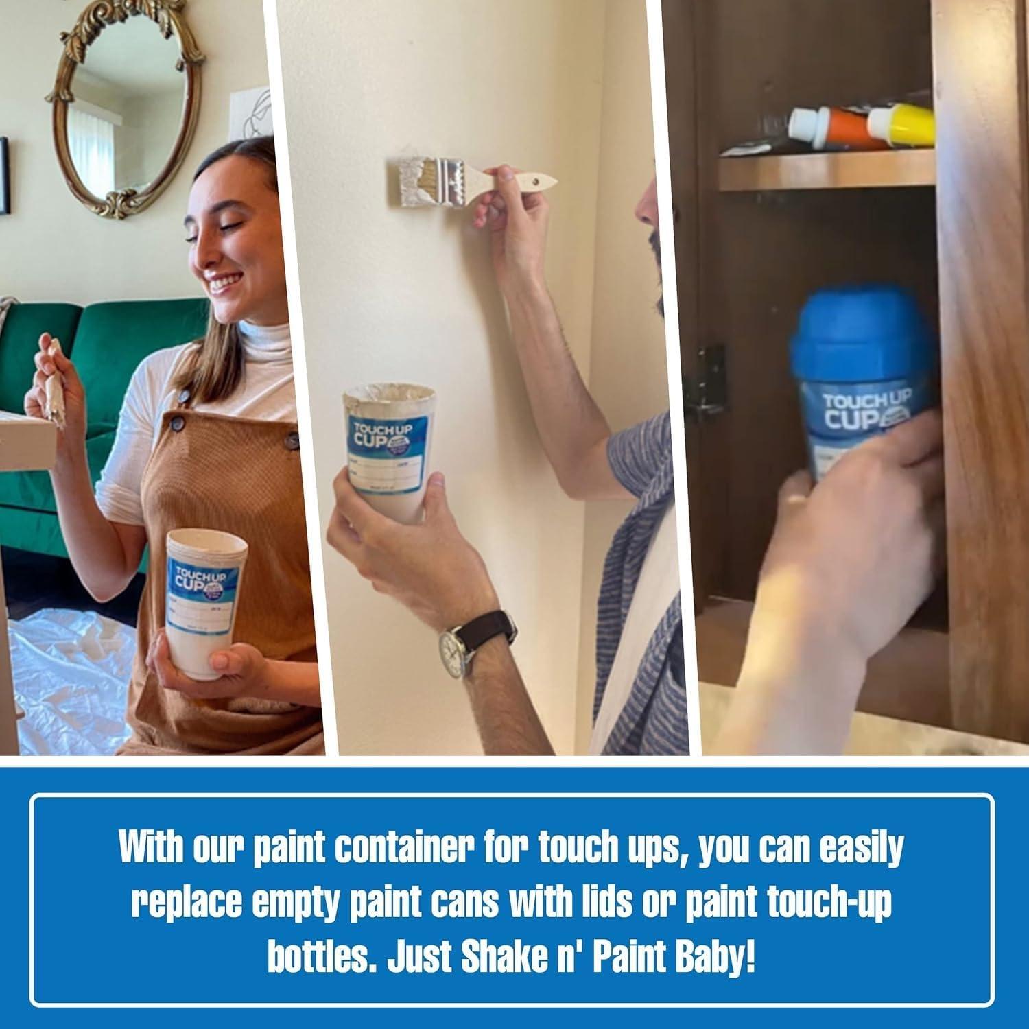 Contenedores de Almacenamiento de Pintura Touch Up Cup 3x13 oz