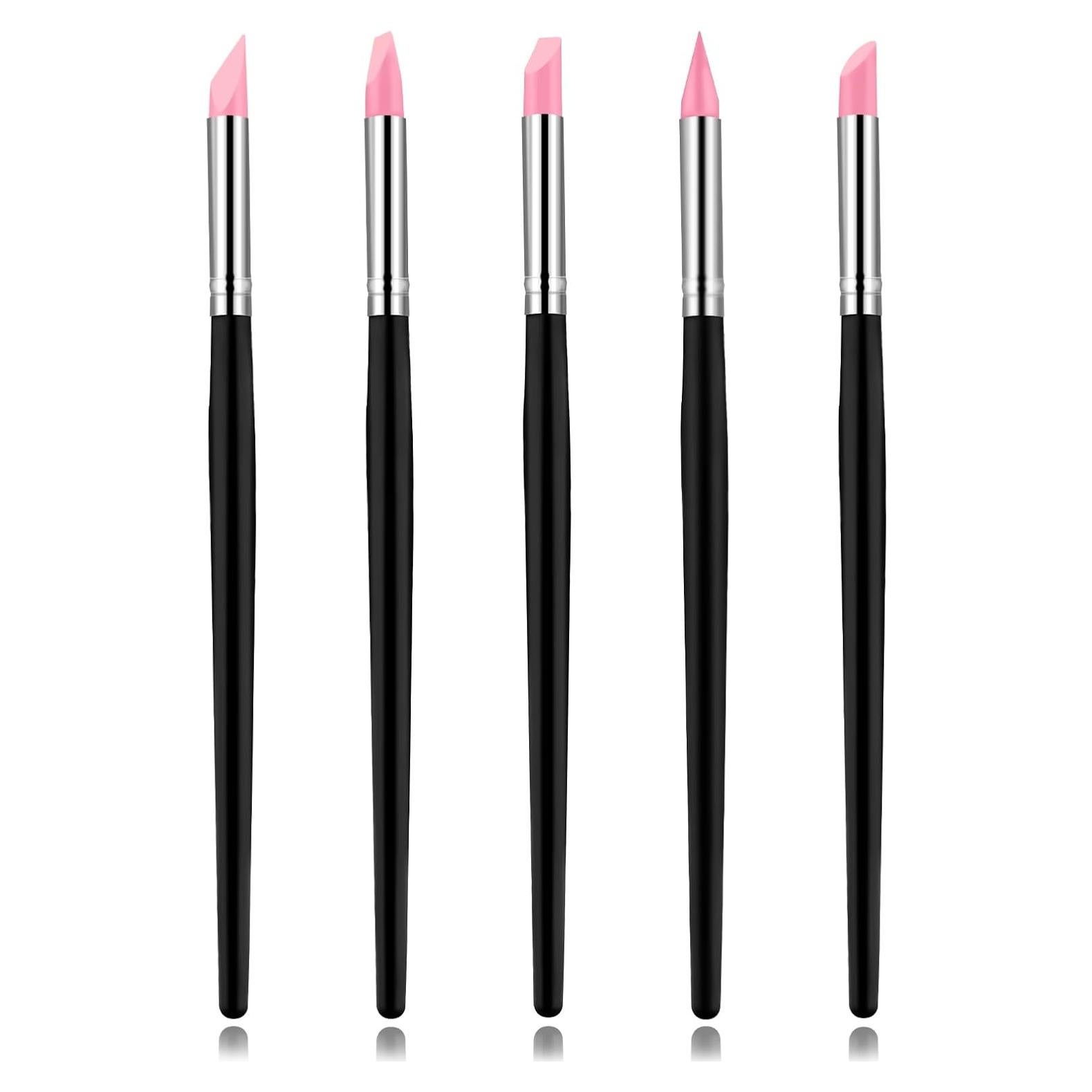 5 Pinceles de Silicona para Resina Lusofie 20cm Alta Calidad