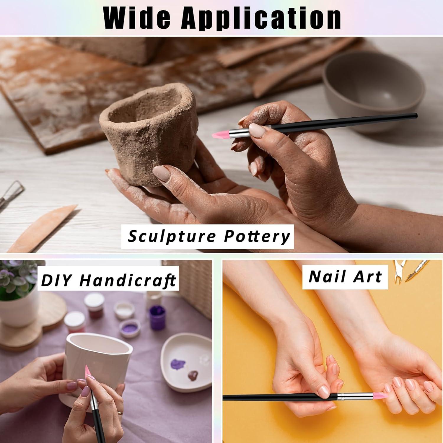 5 Pinceles de Silicona para Resina Lusofie 20cm Alta Calidad