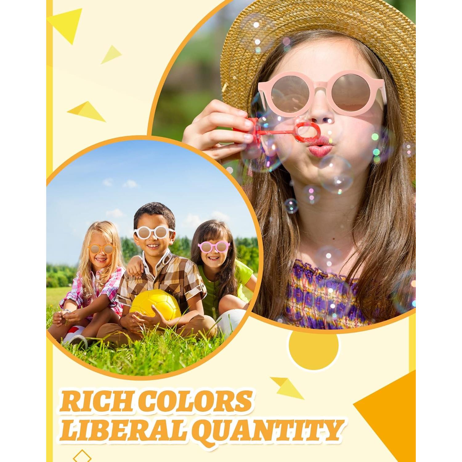 Conjunto de 6 Gafas de Sol Redondas para Niños Frienda