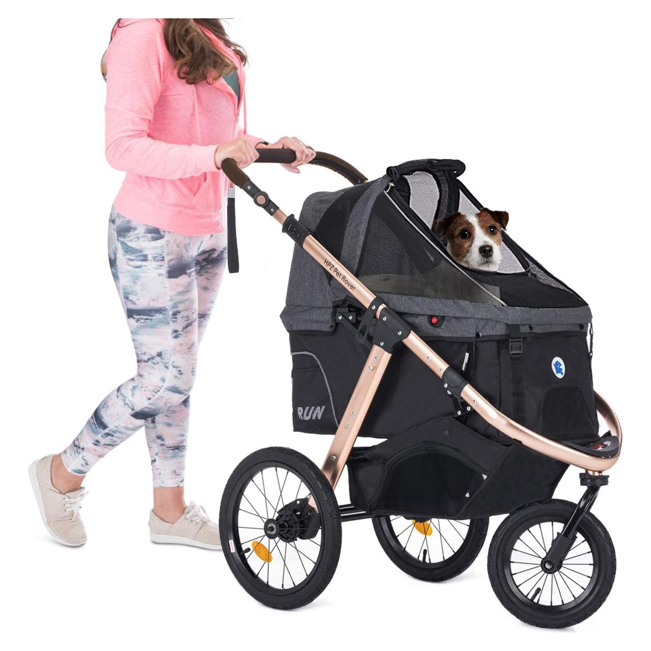 Carrito de Jogging para Mascotas HPZ Pet Rover Negro 22.68 kg