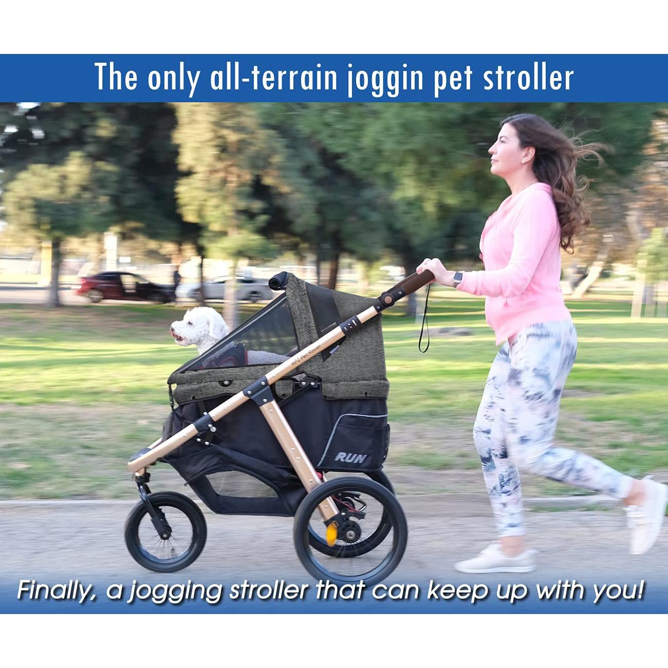 Carrito de Jogging para Mascotas HPZ Pet Rover Negro 22.68 kg