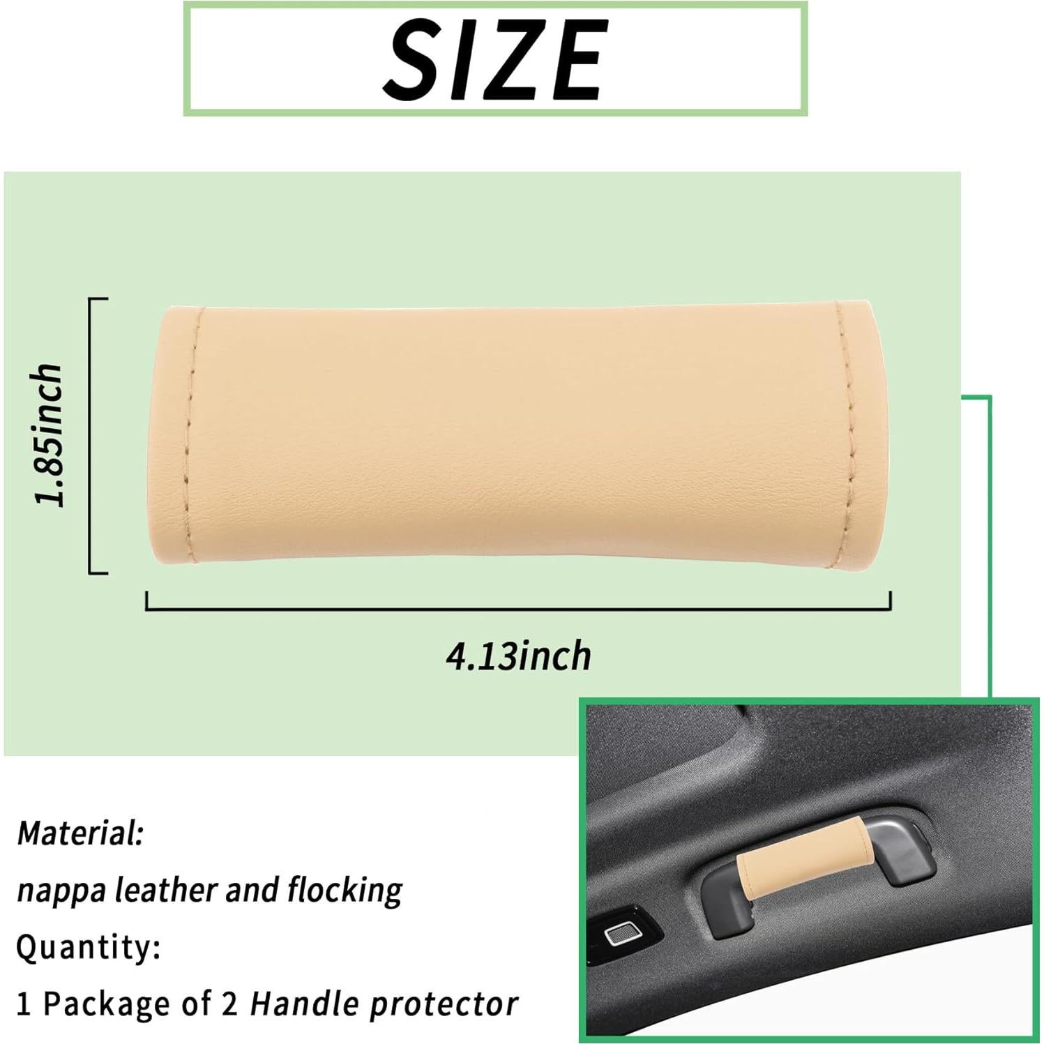 Protector de Manija de Puerta de Coche Carleef 2 Piezas Beige