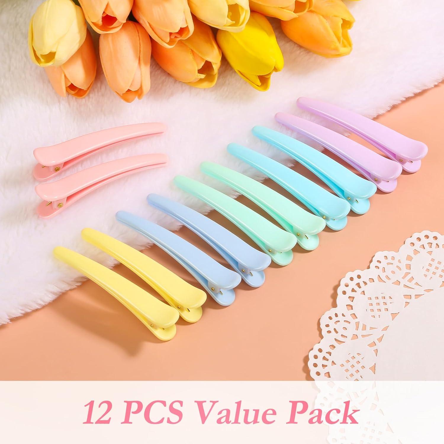 Pinzas para el cabello Sublaga 12 PCS Antideslizantes 8 cm