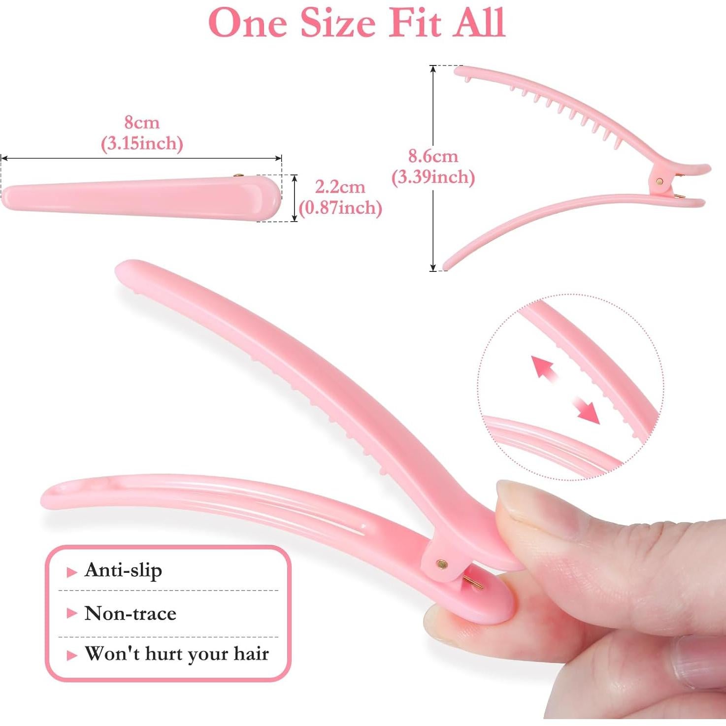 Pinzas para el cabello Sublaga 12 PCS Antideslizantes 8 cm