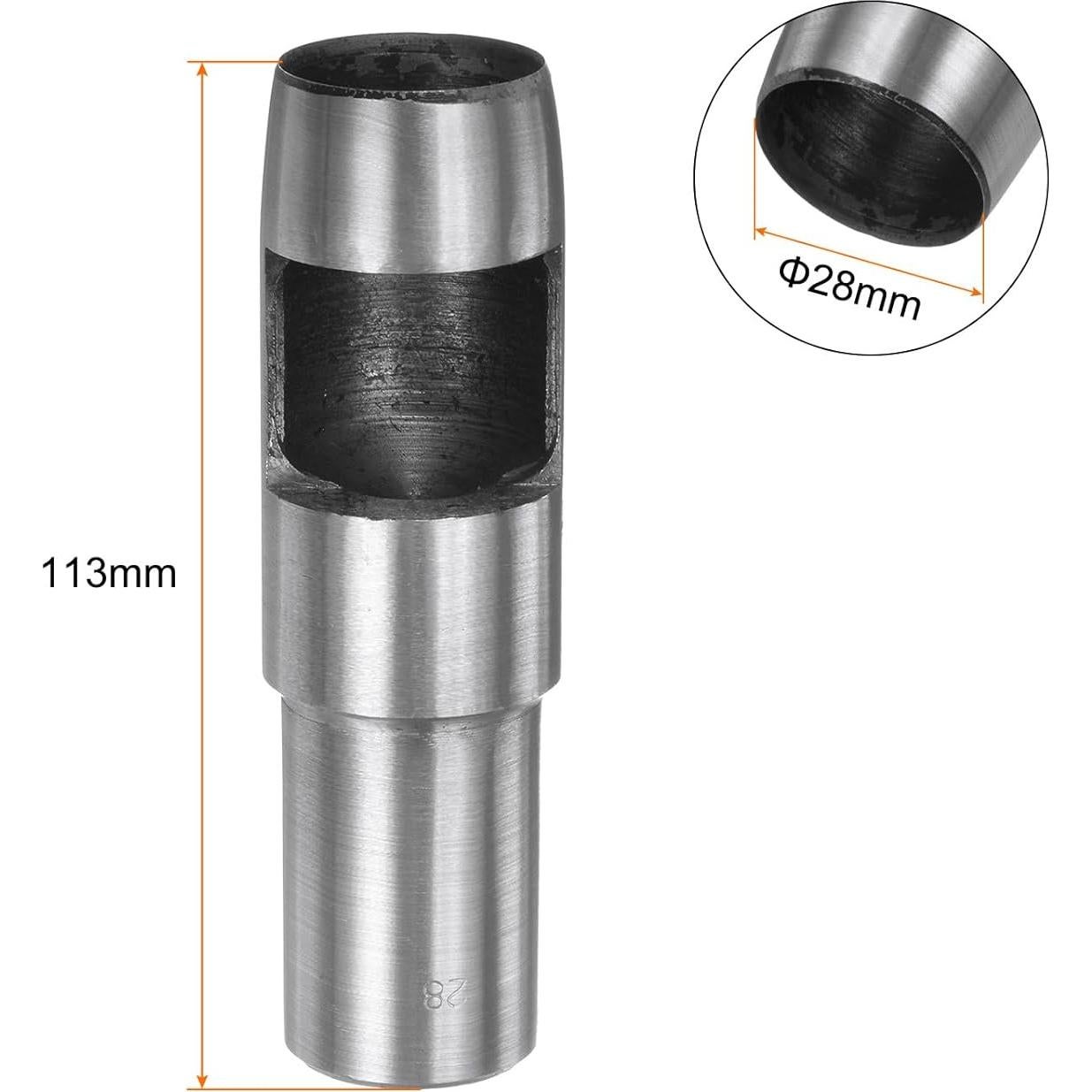 Punzonadora Hueca para Cuero HARFINGTON 28mm Acero al Carbono