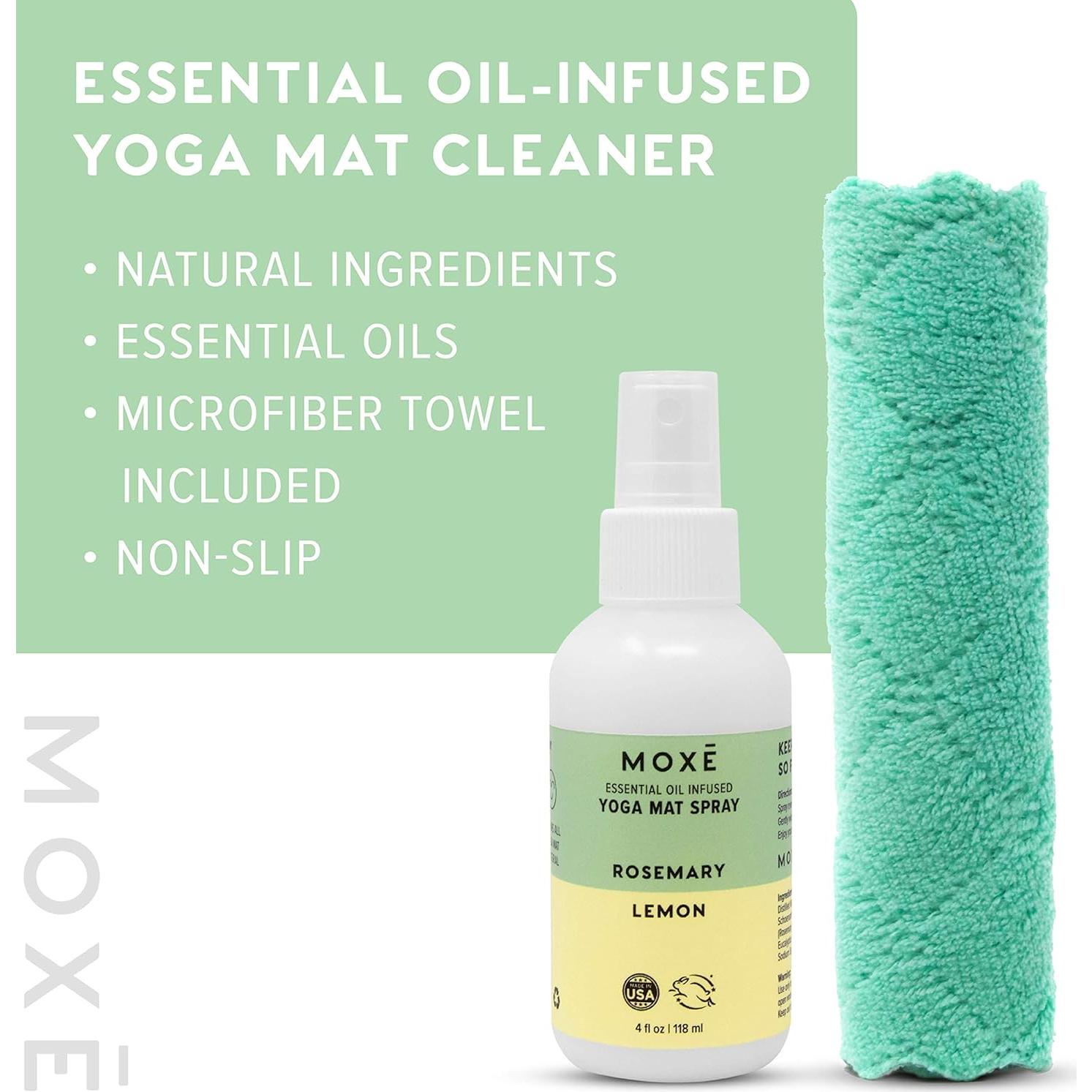 Limpiador para Mat de Yoga MOXĒ 4 Oz Romero Limón Ecológico