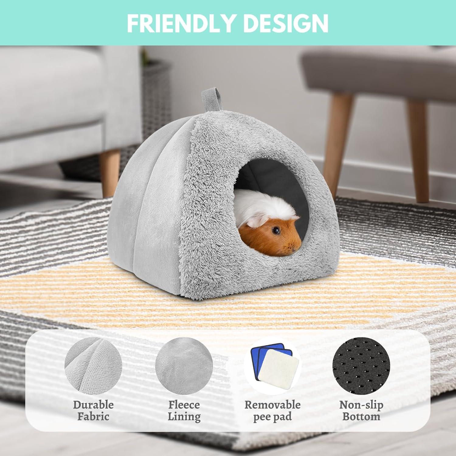 Cama para Cobaya Tierecare con Almohadillas Absorbentes 27cm