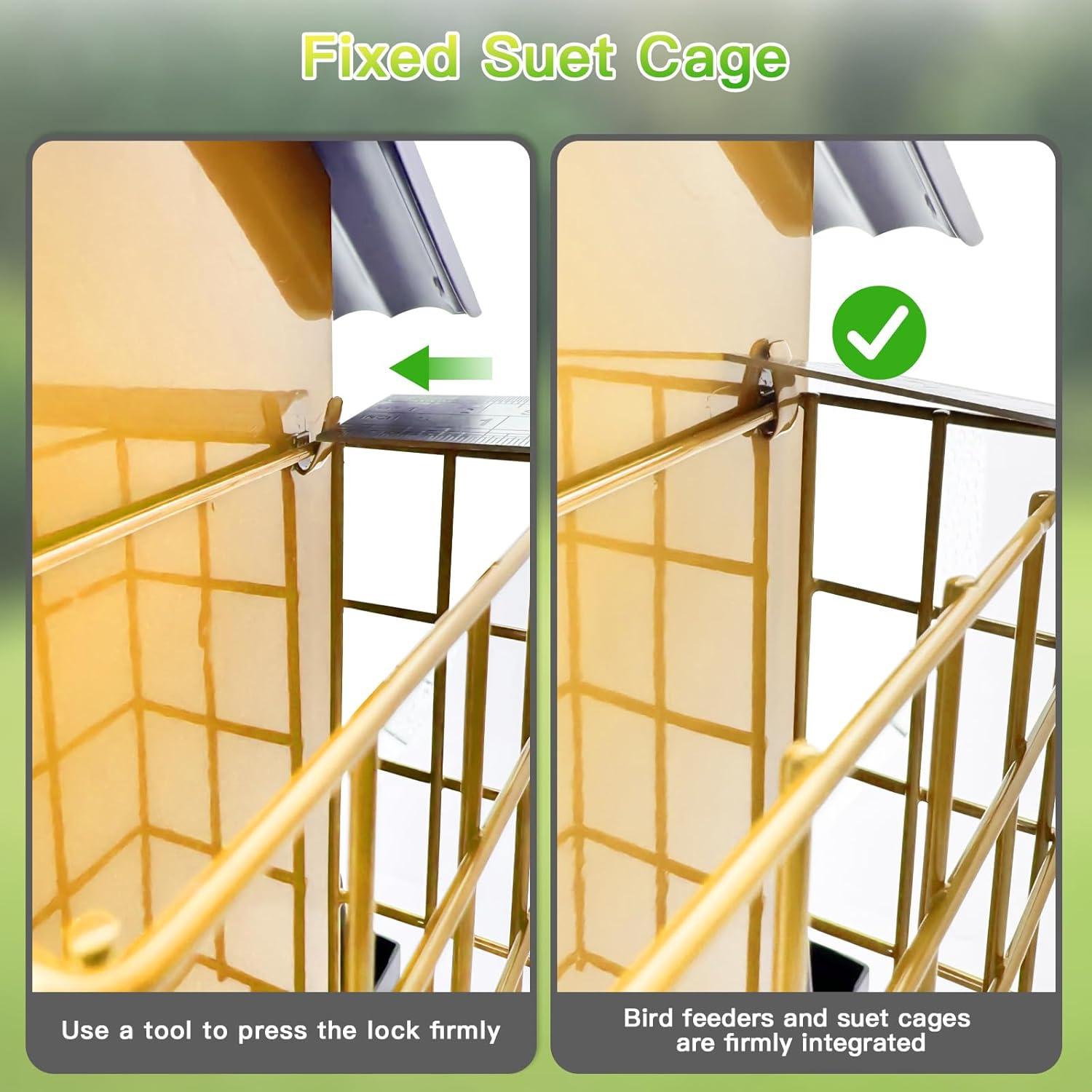 Comedero para Aves FlowaFoli Amarillo 1.67 kg Resistente Clima