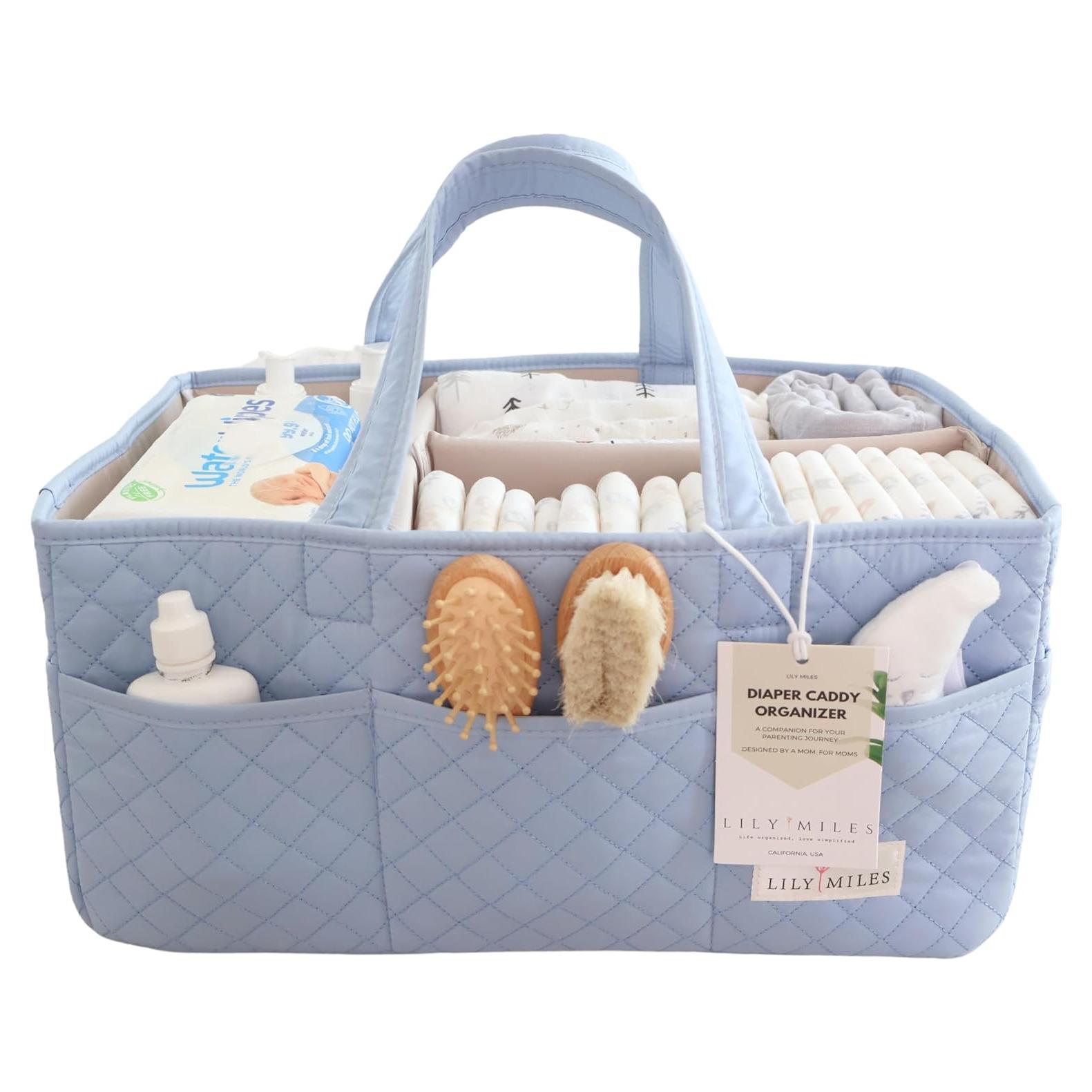 Organizador de Pañales Lily Miles Brisa de Bebé Acolchado