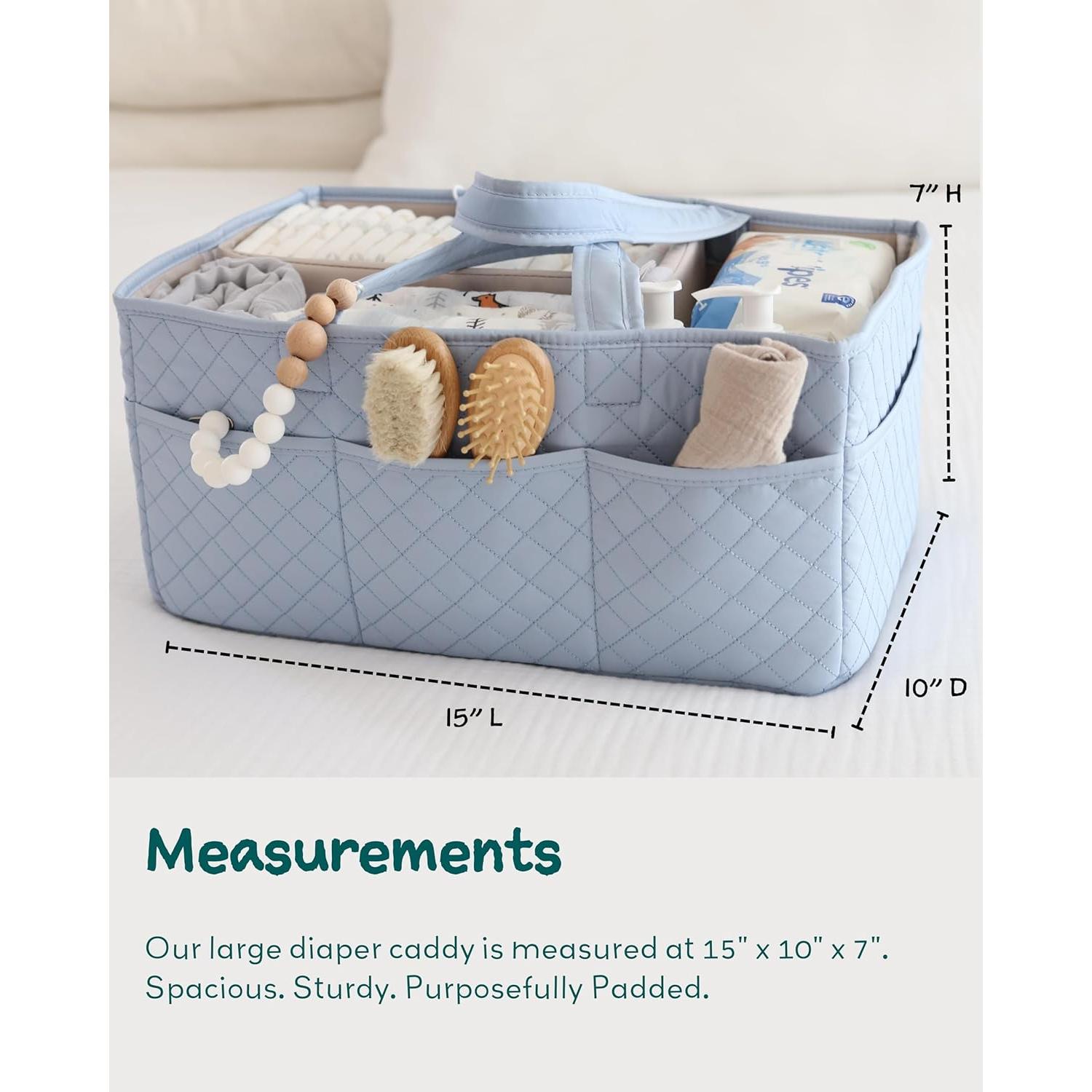 Organizador de Pañales Lily Miles Brisa de Bebé Acolchado