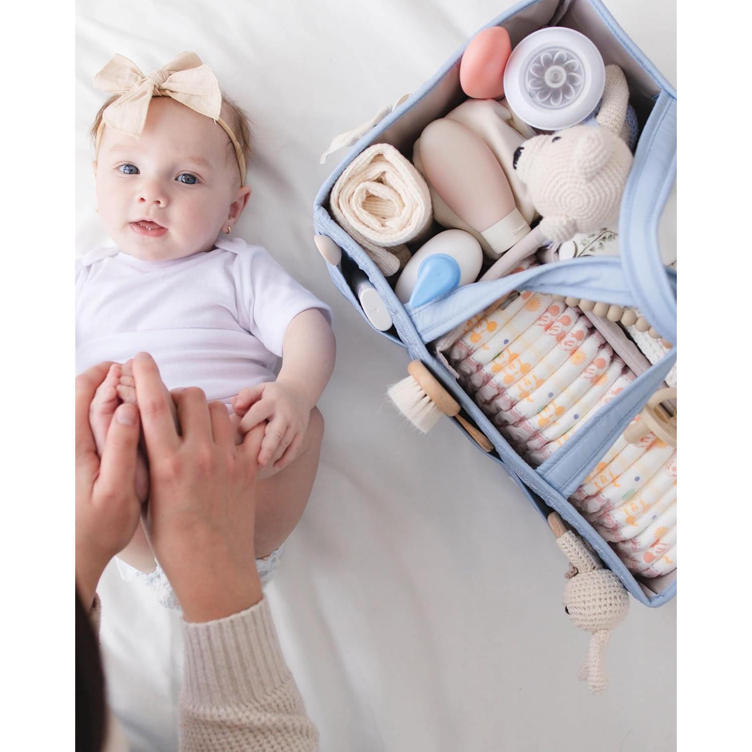 Organizador de Pañales Lily Miles Brisa de Bebé Acolchado