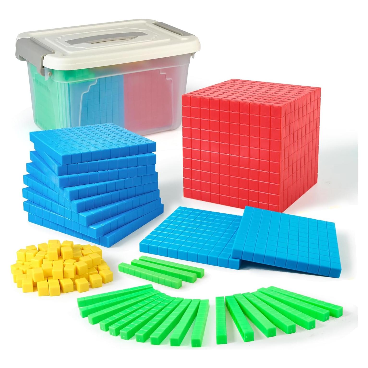 Juego de Bloques de Base Diez TH - Manipulativos Matemáticos