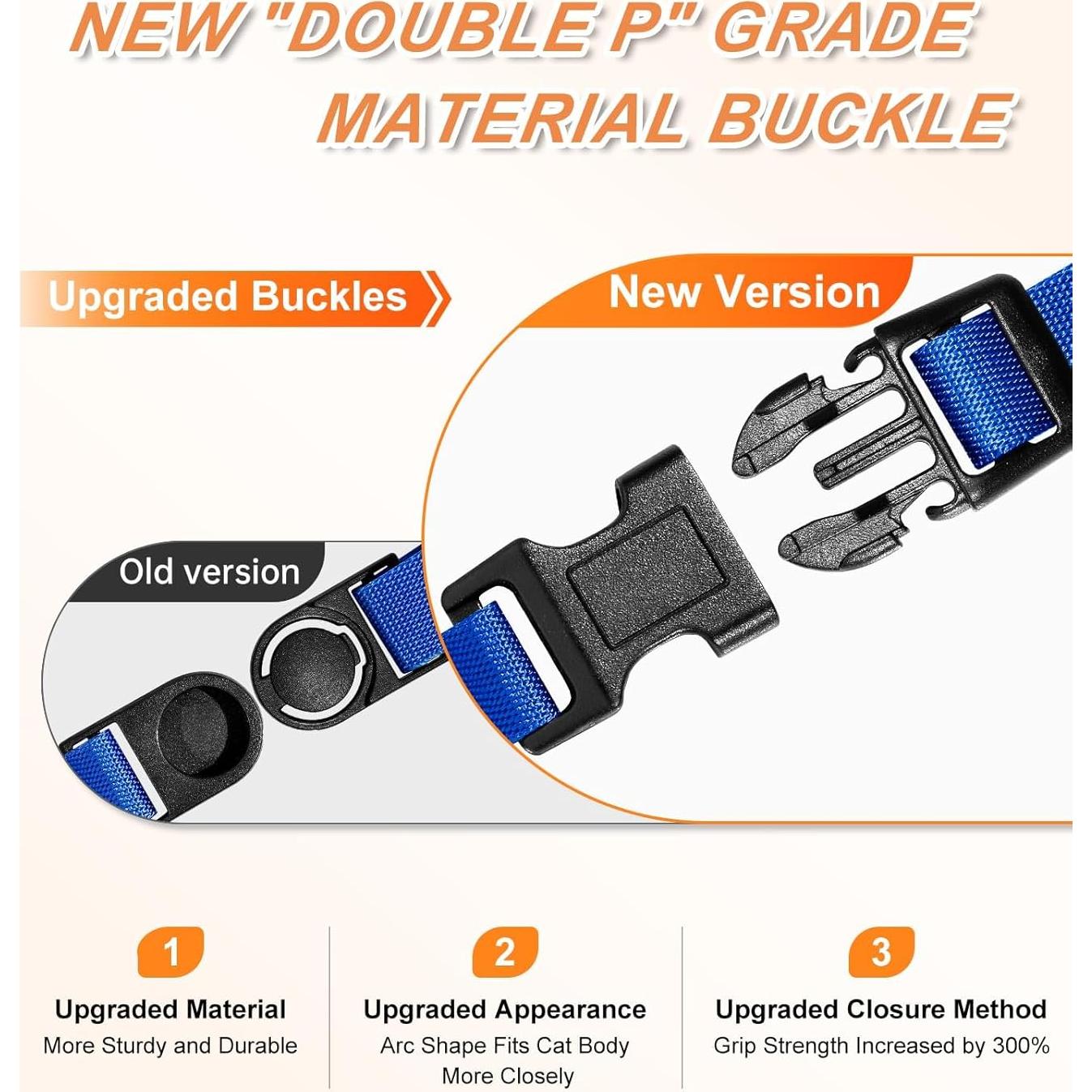 Conjunto Arnés y Correa para Gato Halypet H200 Pro Negro