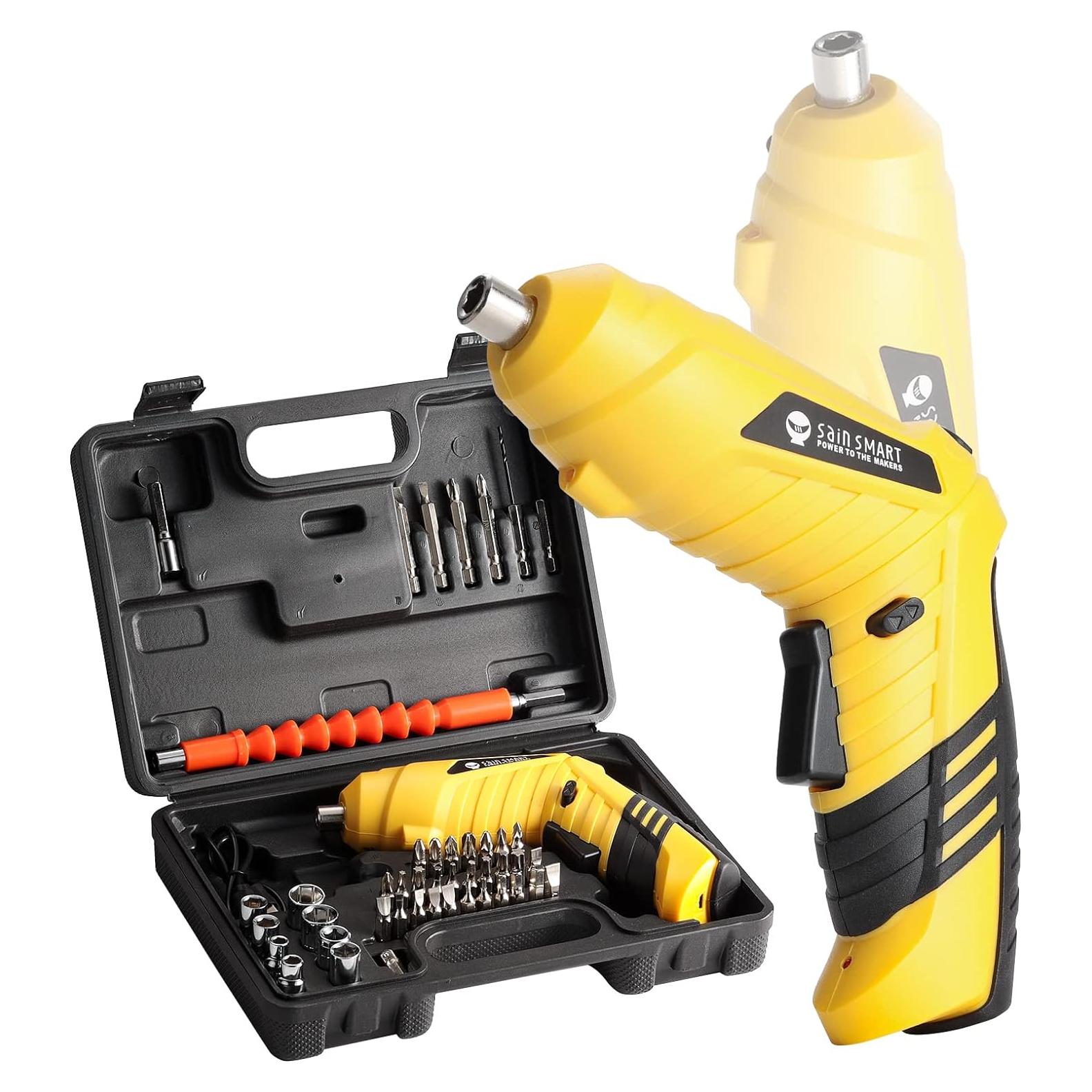 Destornillador Eléctrico SainSmart 3.6V con 45 Puntas