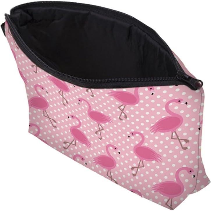 Bolsa Cosmética 3Pcs Deanfun 3D Impresa para Mujeres - Flamingos