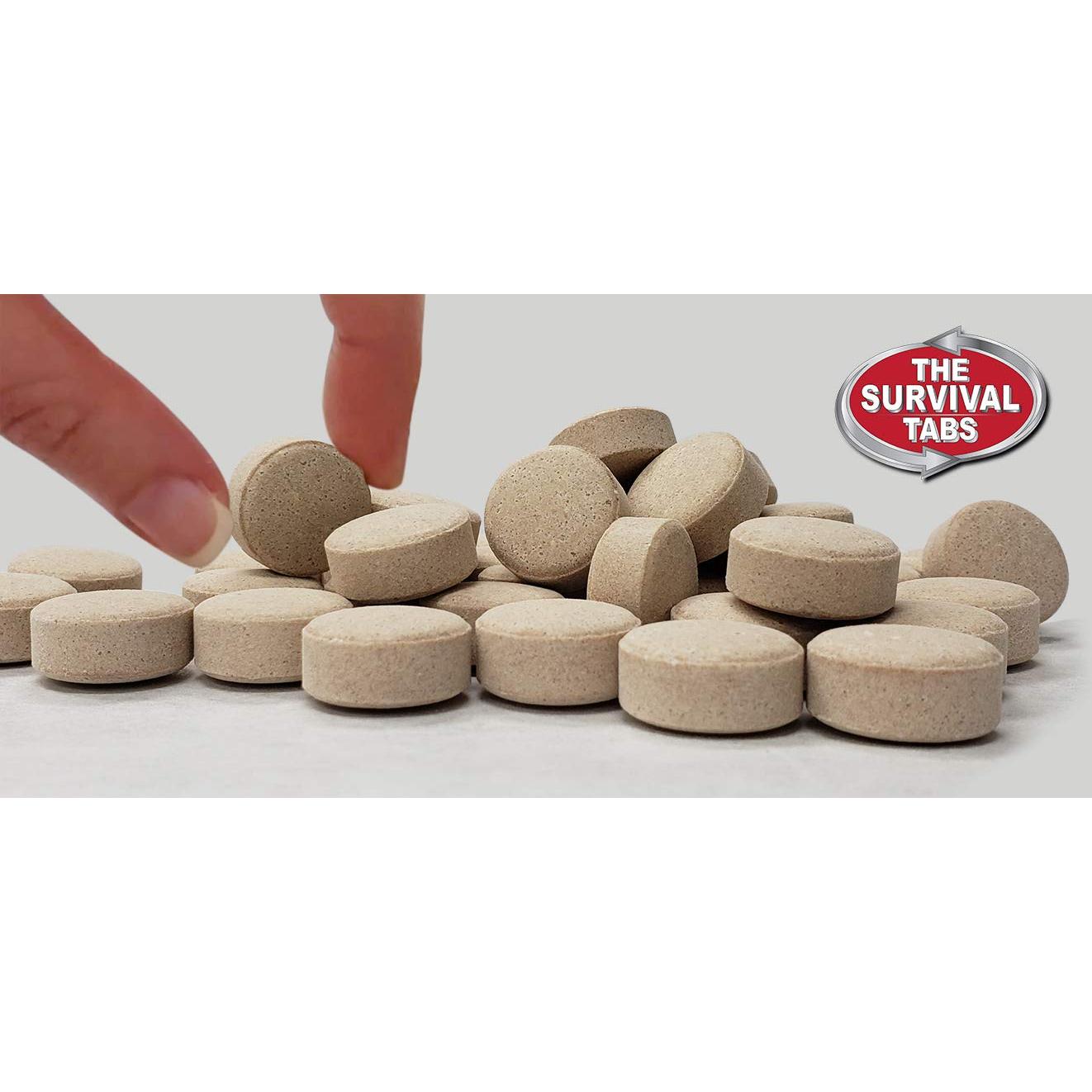 Suministro de Alimentos de Emergencia The Survival Tabs 96 Tabletas