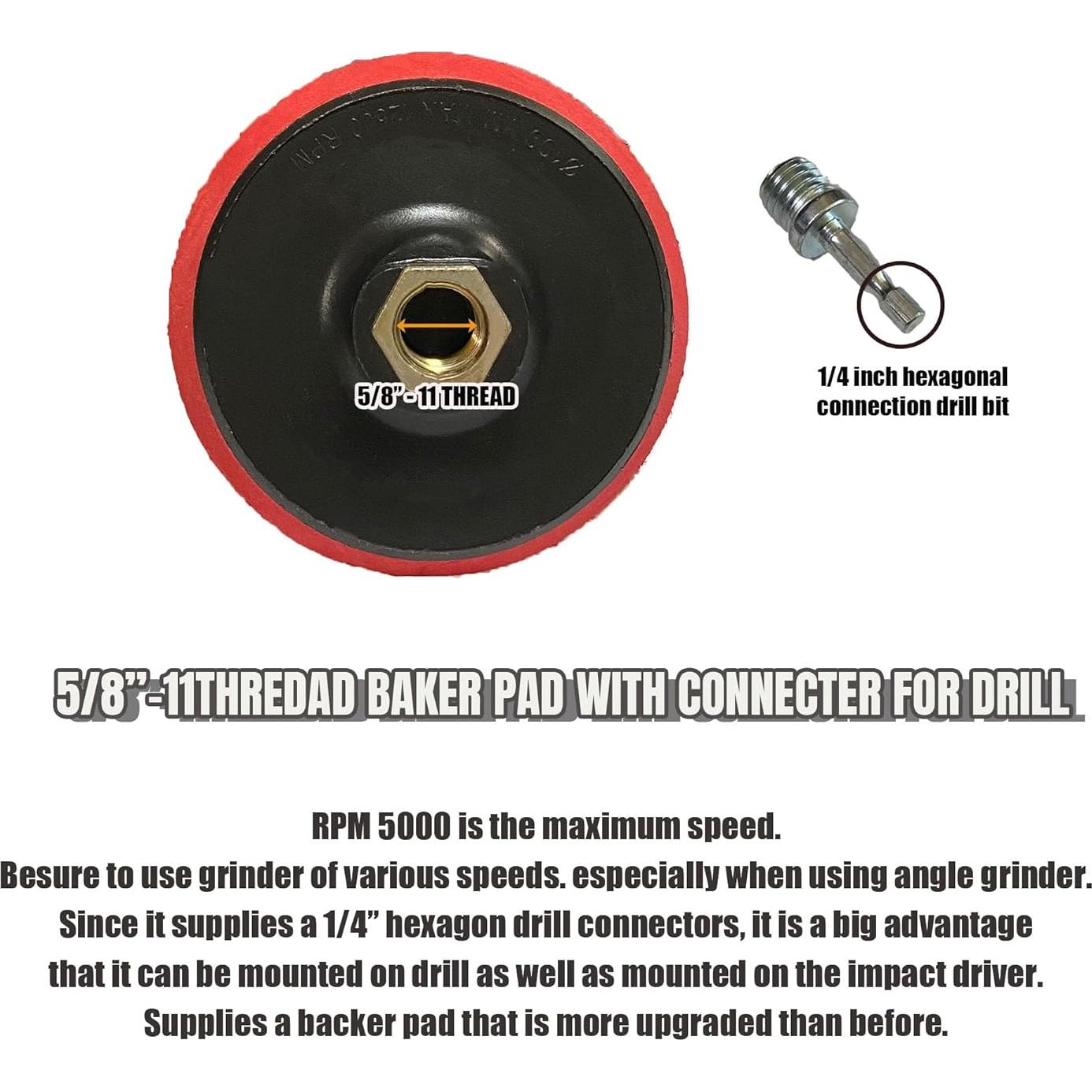 Kit de Discos de Pulido de Diamante 10 cm Diapick 9 Piezas