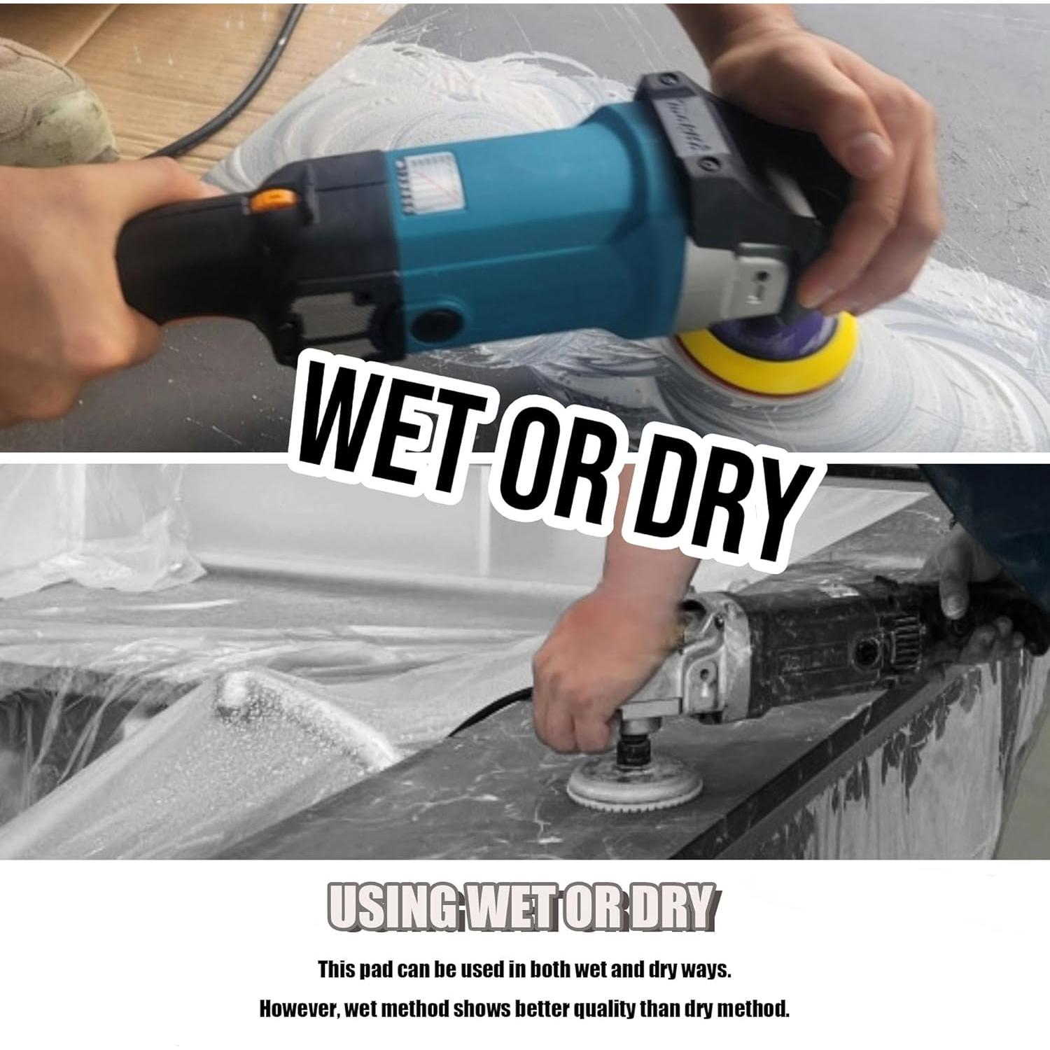 Kit de Discos de Pulido de Diamante 10 cm Diapick 9 Piezas