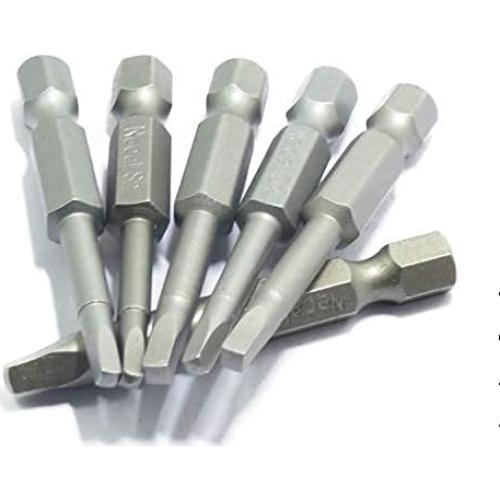 Juego de Puntas de Destornillador Cuadradas Rocaris 6 Pcs 5.08 cm