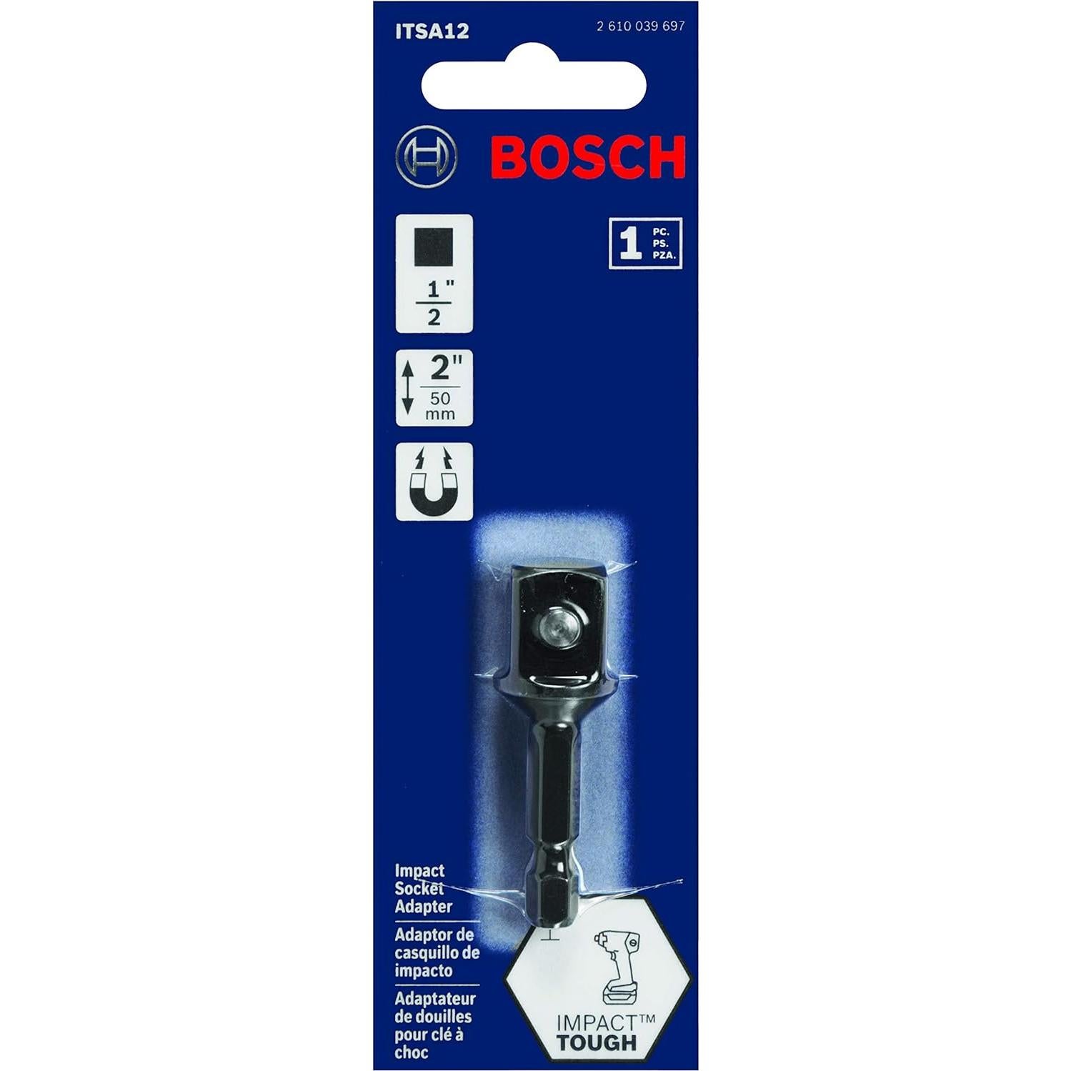 Adaptador de Enchufe de Impacto BOSCH ITSA12 - Paquete de 2