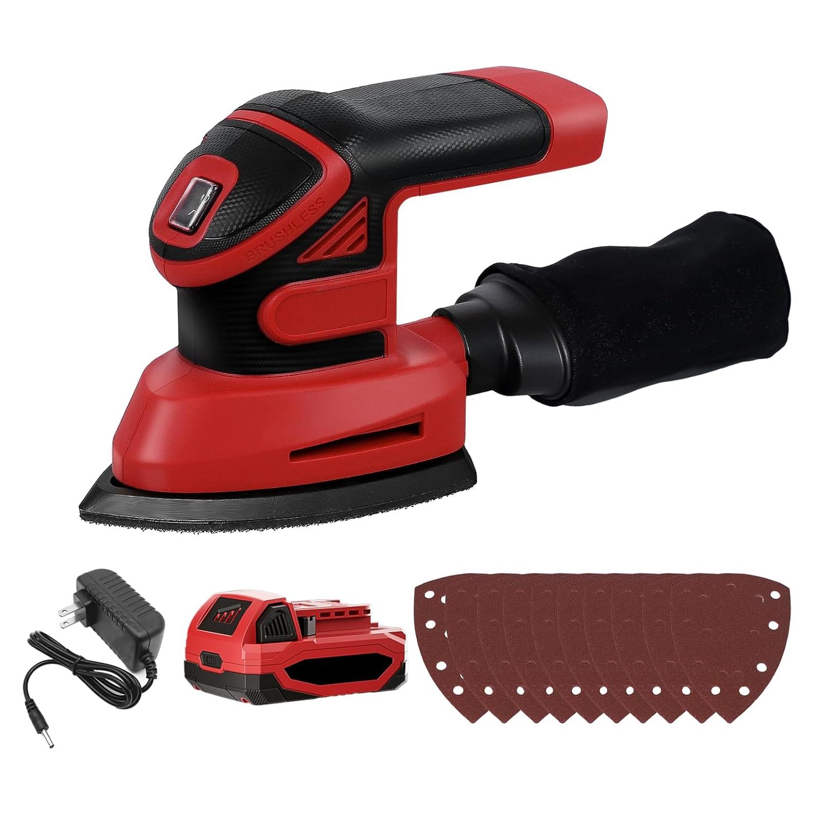 Lijadora Detallada Inalámbrica Mayoki 20V 1.9A con Batería