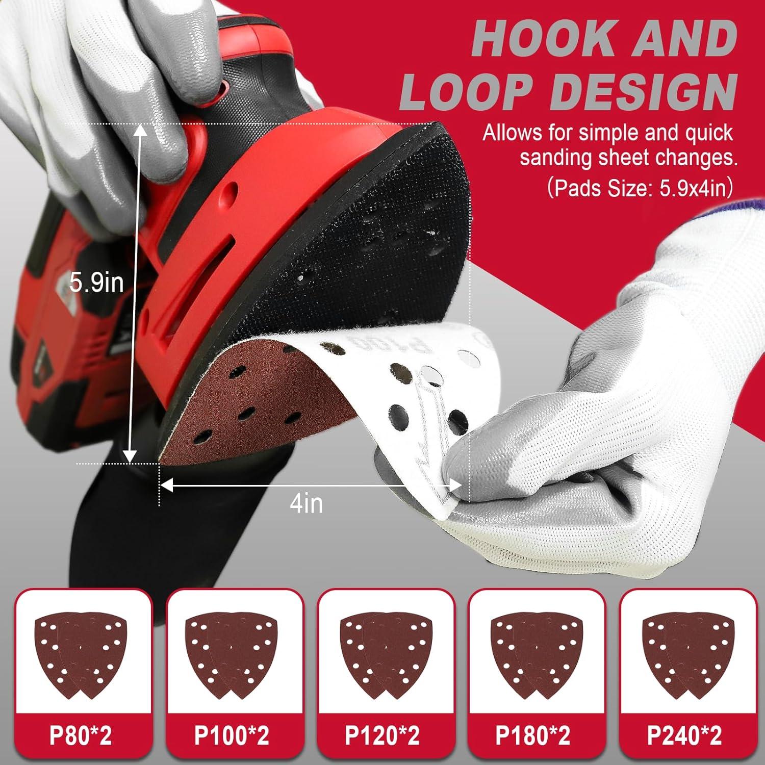 Lijadora Detallada Inalámbrica Mayoki 20V 1.9A con Batería