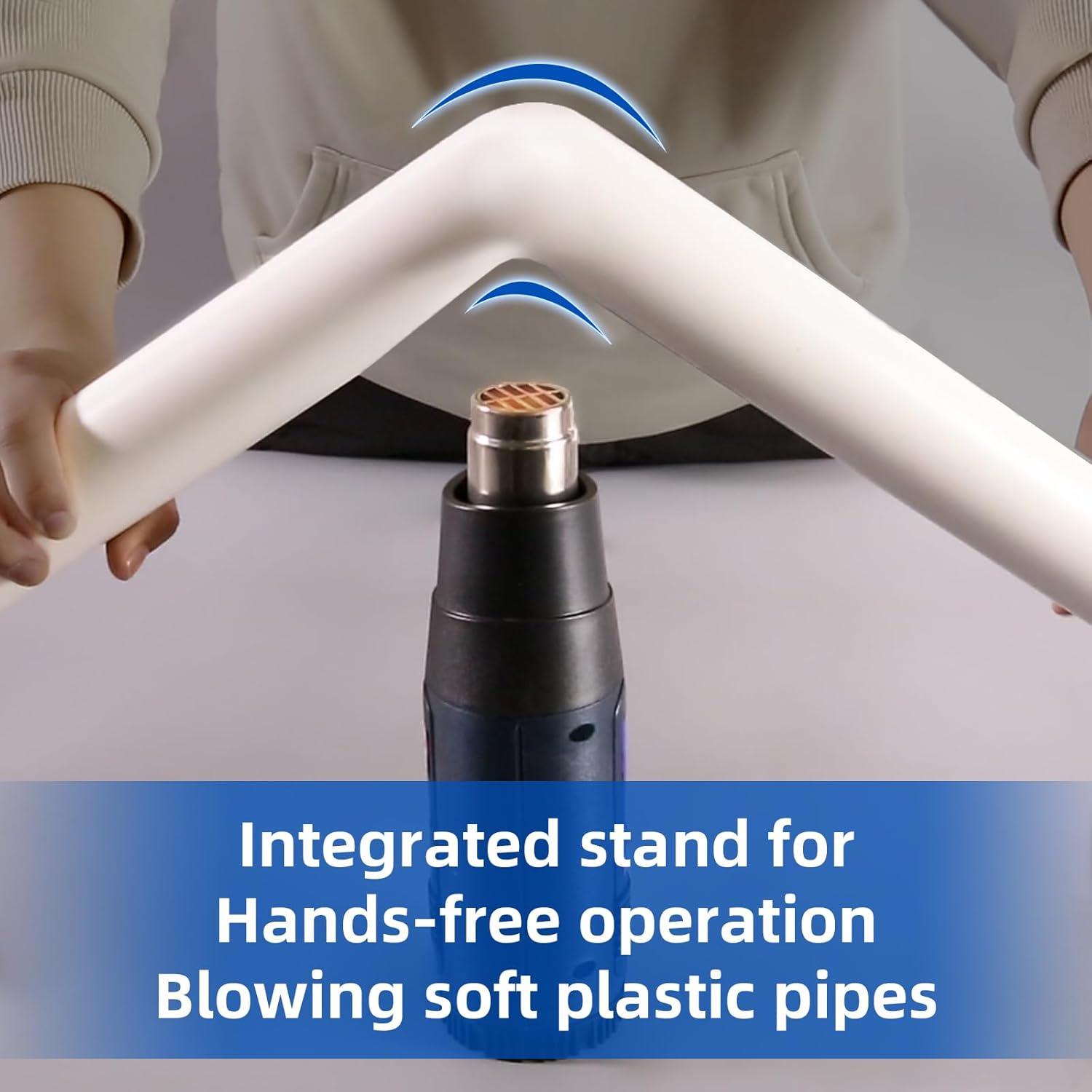 Pistola de Calor 1800W R-PACK 866A Digital 50-649°C 4 Boquillas