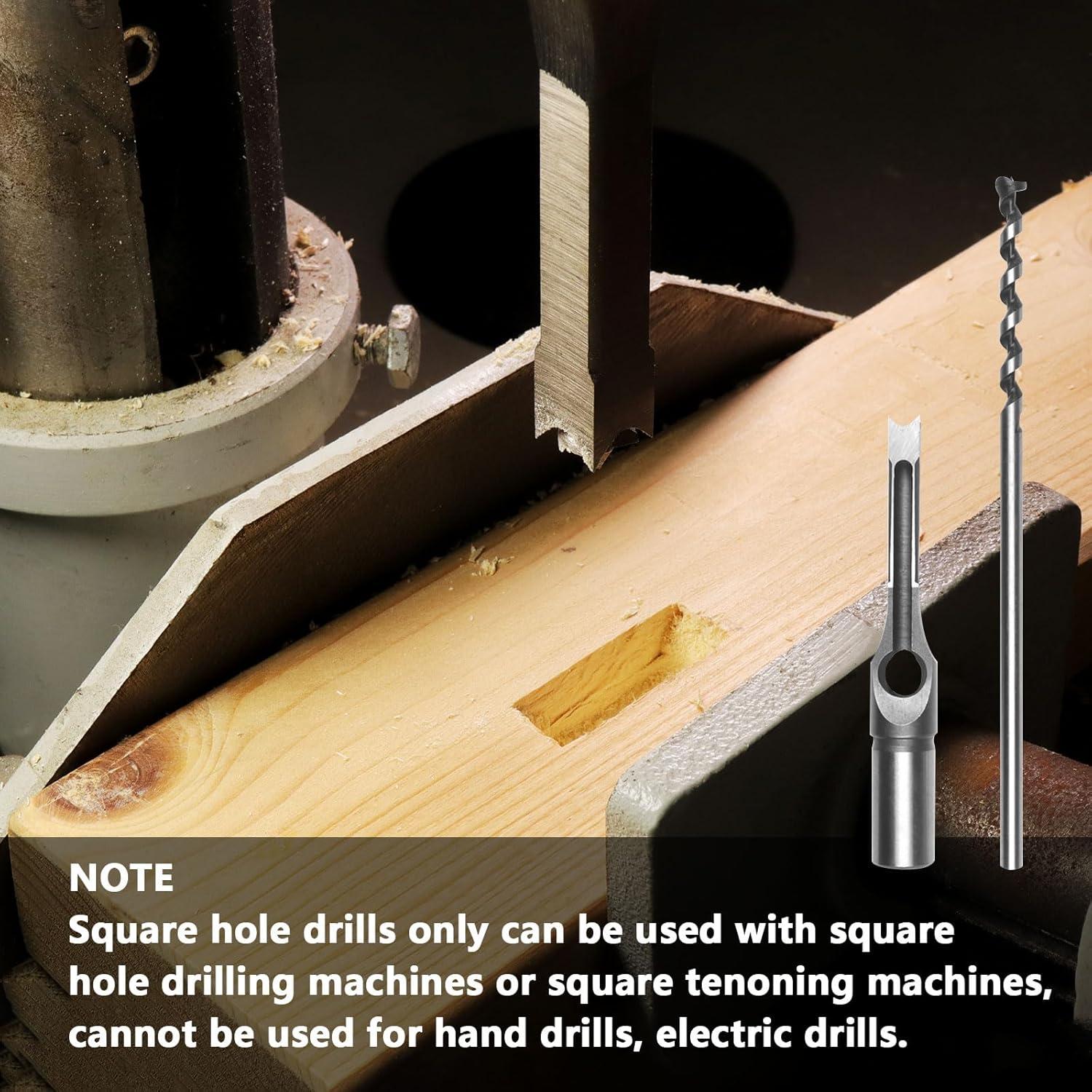 Broca Cuadrada HSS 12.7mm ATOPLEE para Madera 200mm