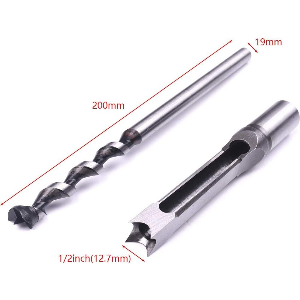 Broca Cuadrada HSS 12.7mm ATOPLEE para Madera 200mm