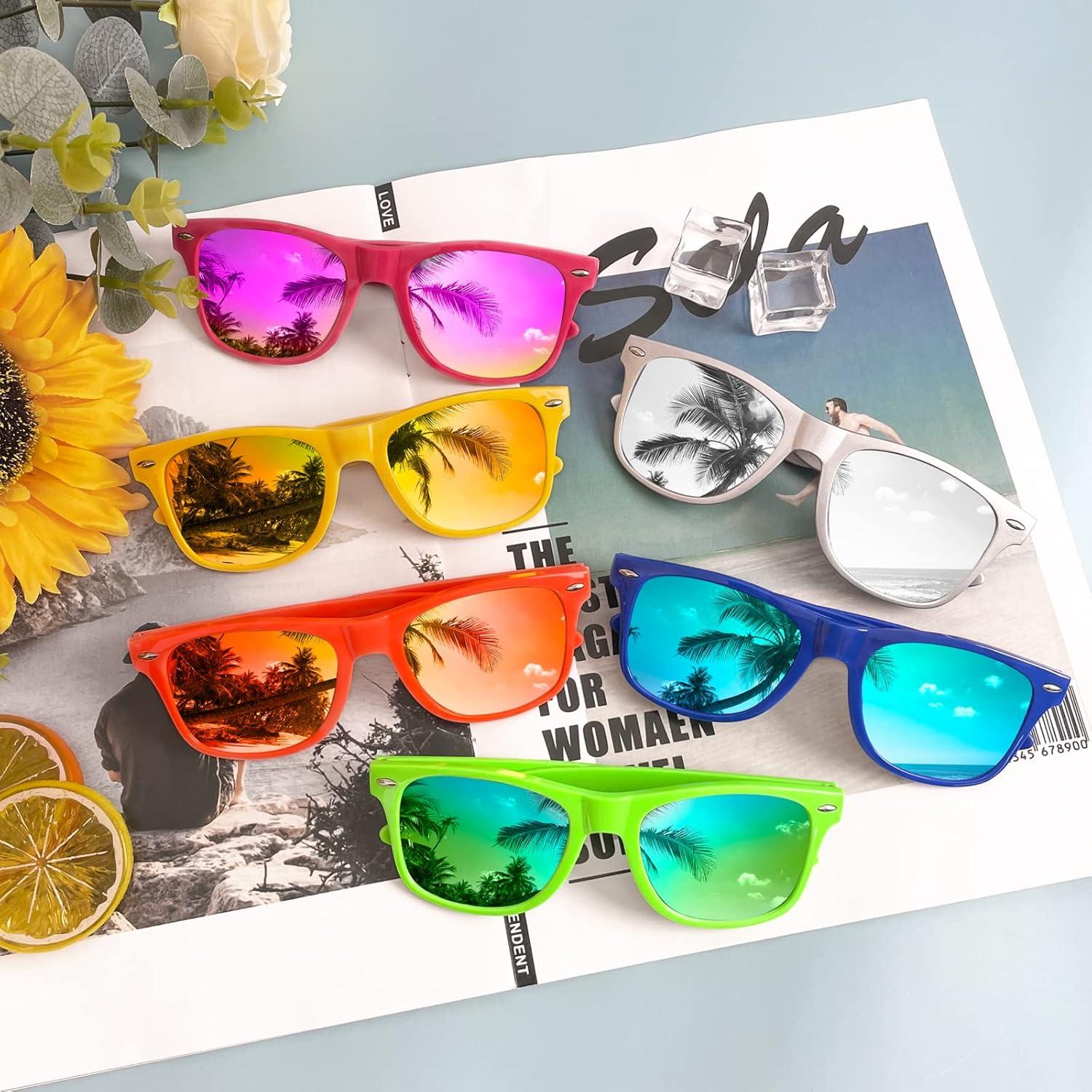 Gafas de Sol Coloridas Pibupibu - Paquete de 8 Unidades