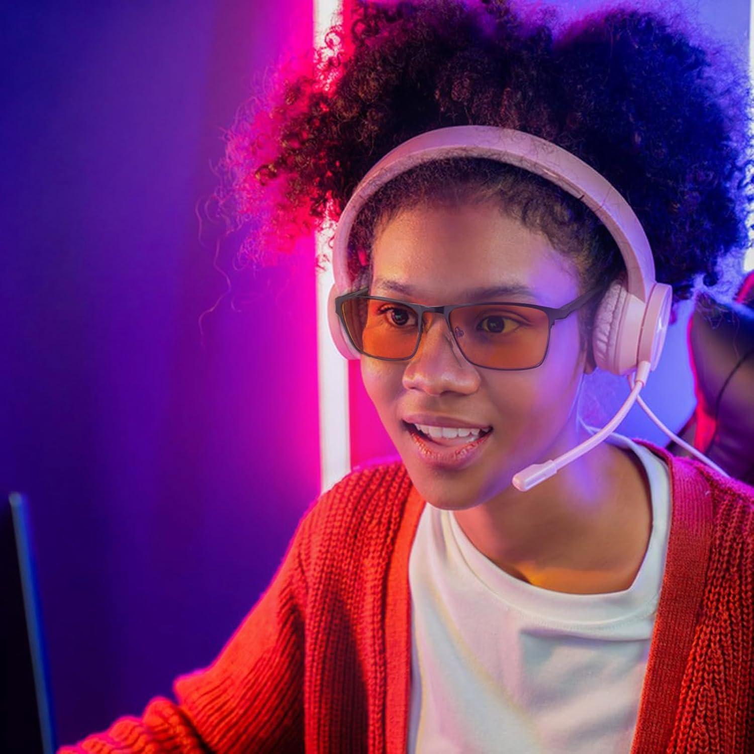 Gafas Anti Luz Azul PEEPAI Ámbar UV400 para Juegos