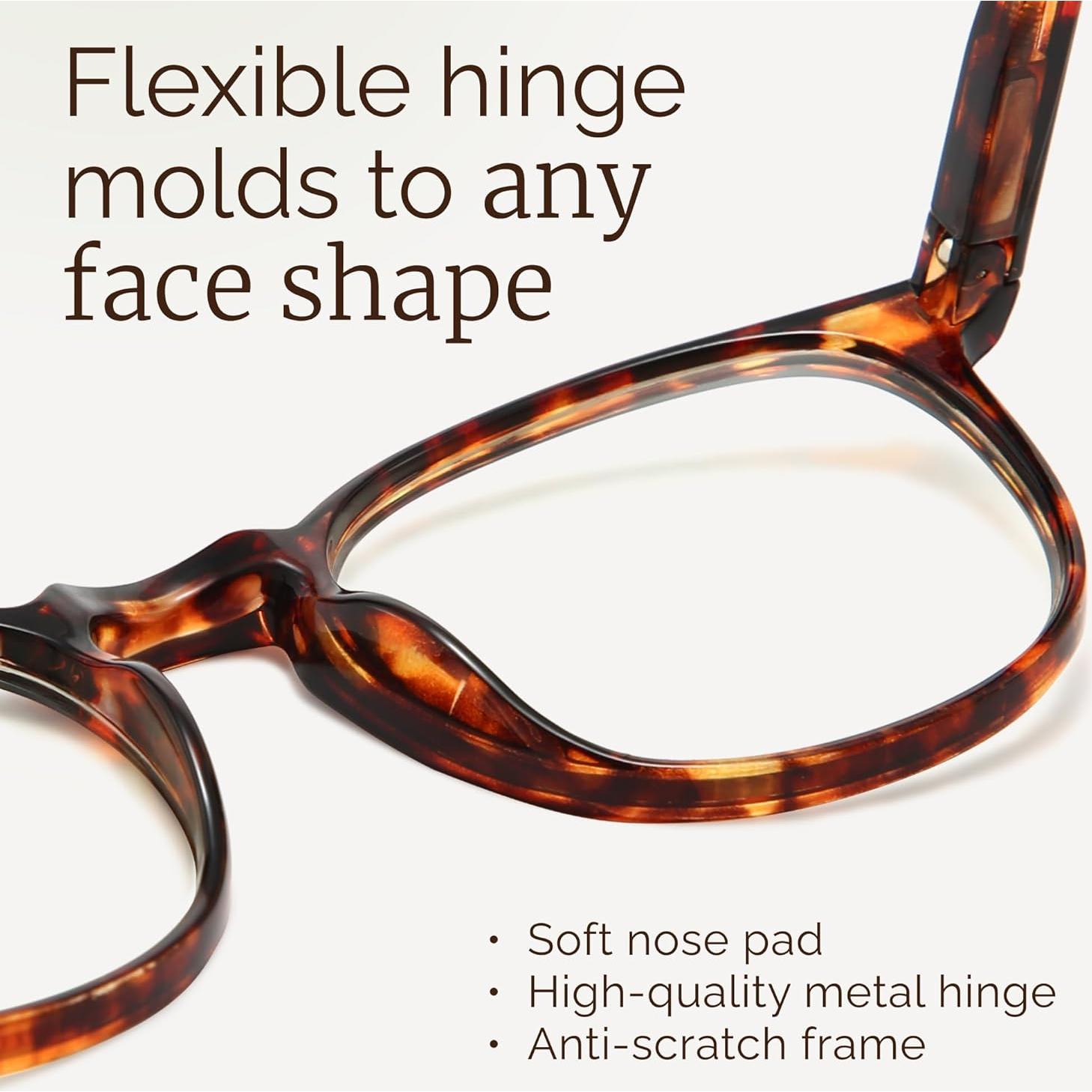 Gafas de luz azul IBOANN unisex UV400, 2 unidades, negro y ámbar