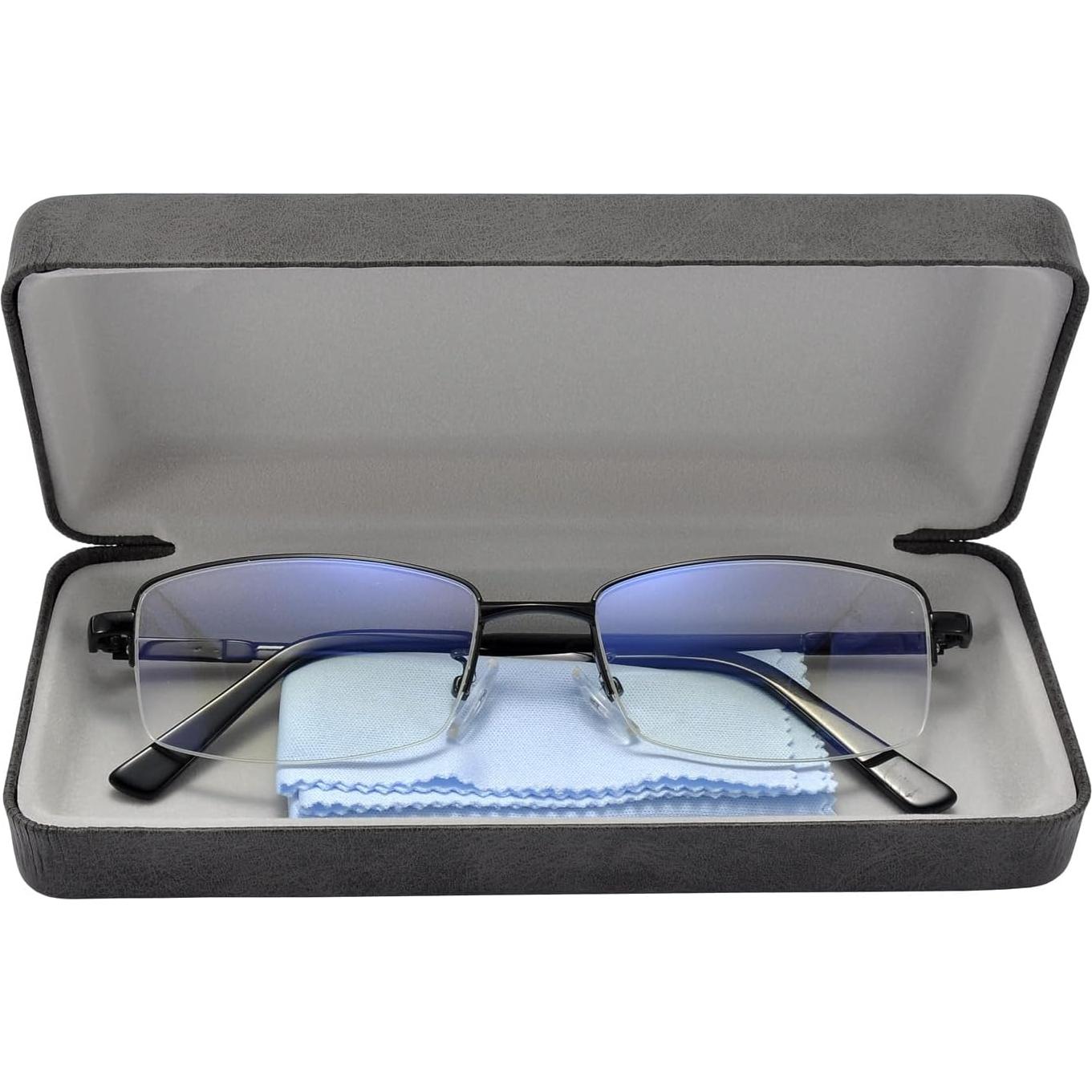 Gafas de bloqueo de luz azul SANHOOPOLO unisex marco metálico