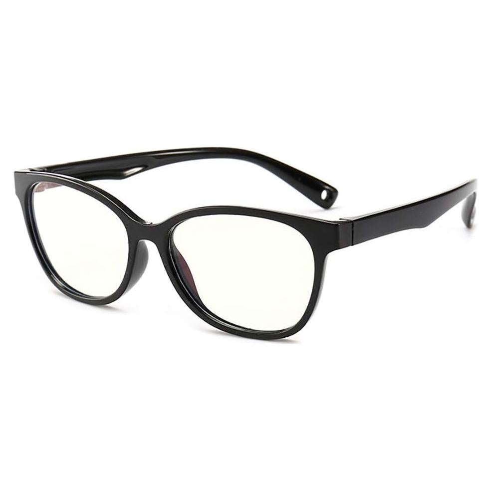 Gafas bloqueadoras de luz azul para niños 3-12 años - Negro