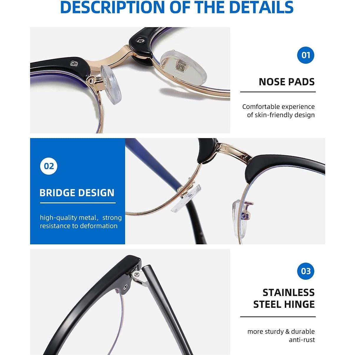 Gafas Bloqueadoras de Luz Azul SOAR&EAGLE UV400 - 3 Paquetes