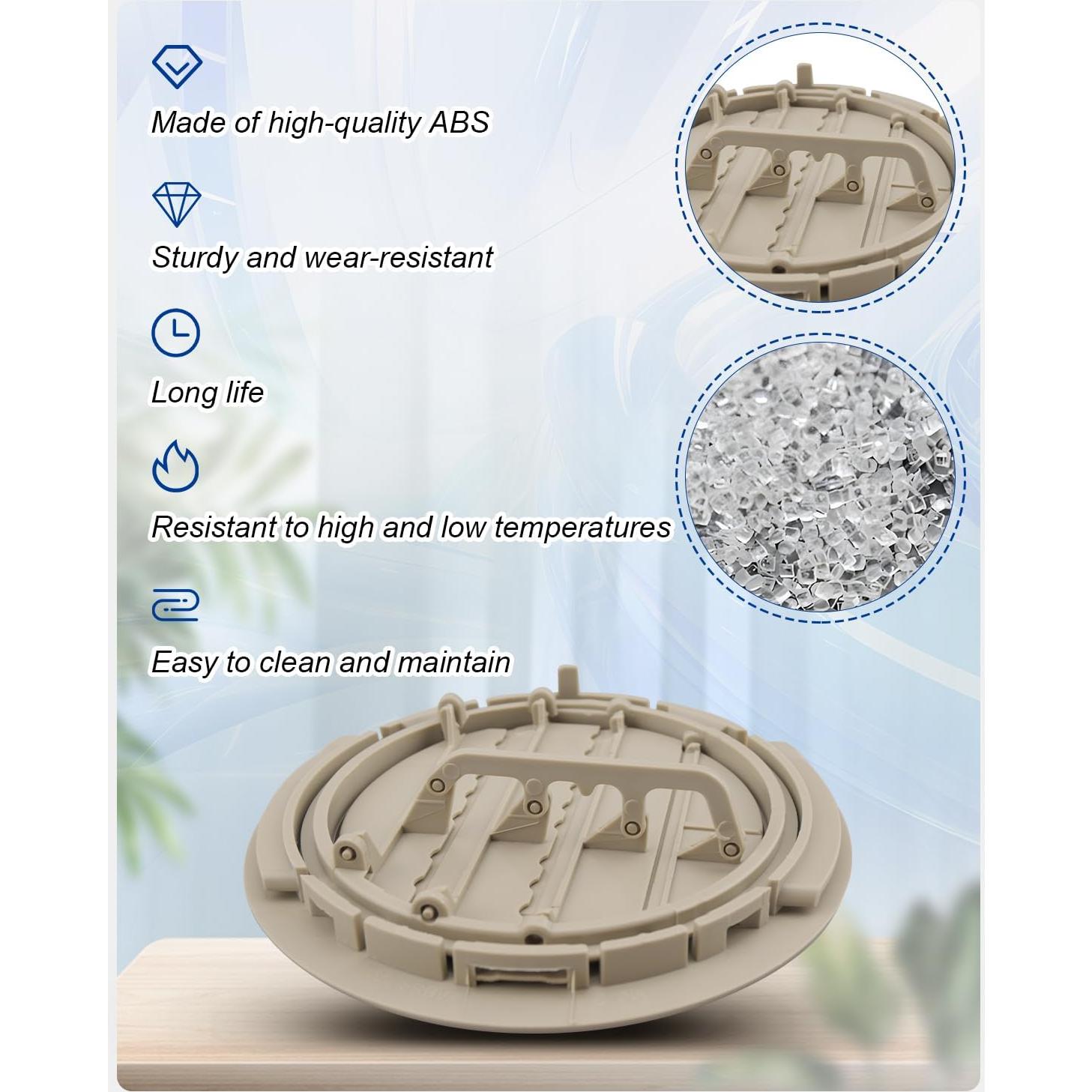 Rejilla de Ventilación A/C Techo Beige ANODZU 2 Paquetes