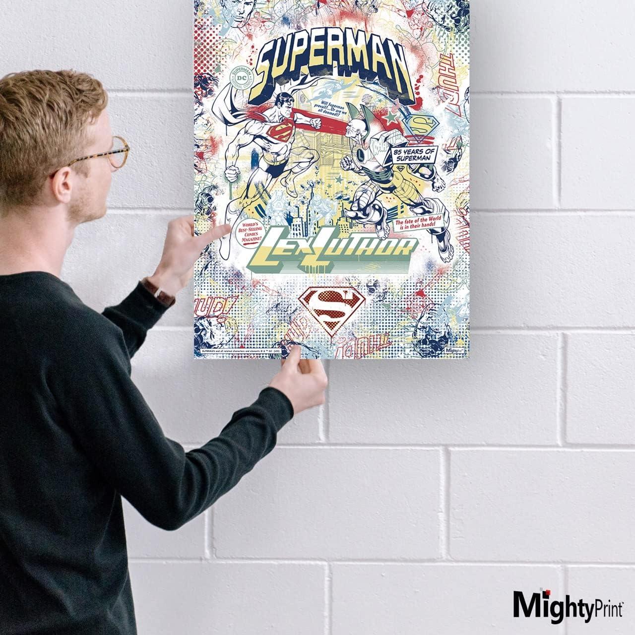 Arte de Pared MightyPrint DC Comics Superman 85 Aniversario 43.2x61cm