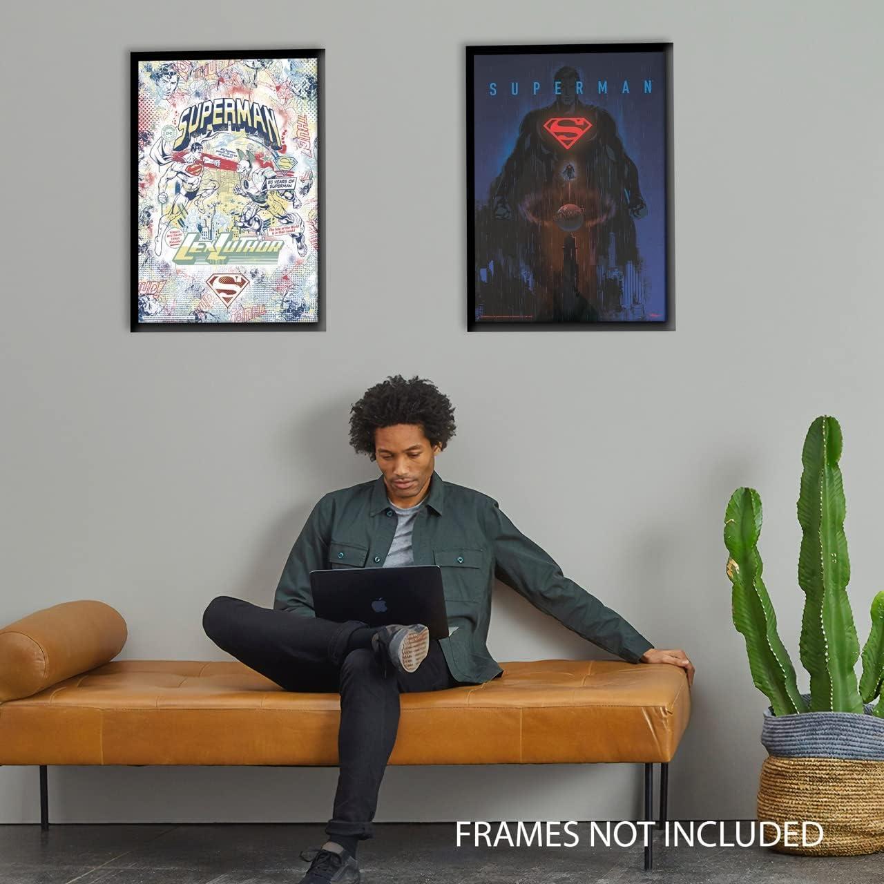 Arte de Pared MightyPrint DC Comics Superman 85 Aniversario 43.2x61cm