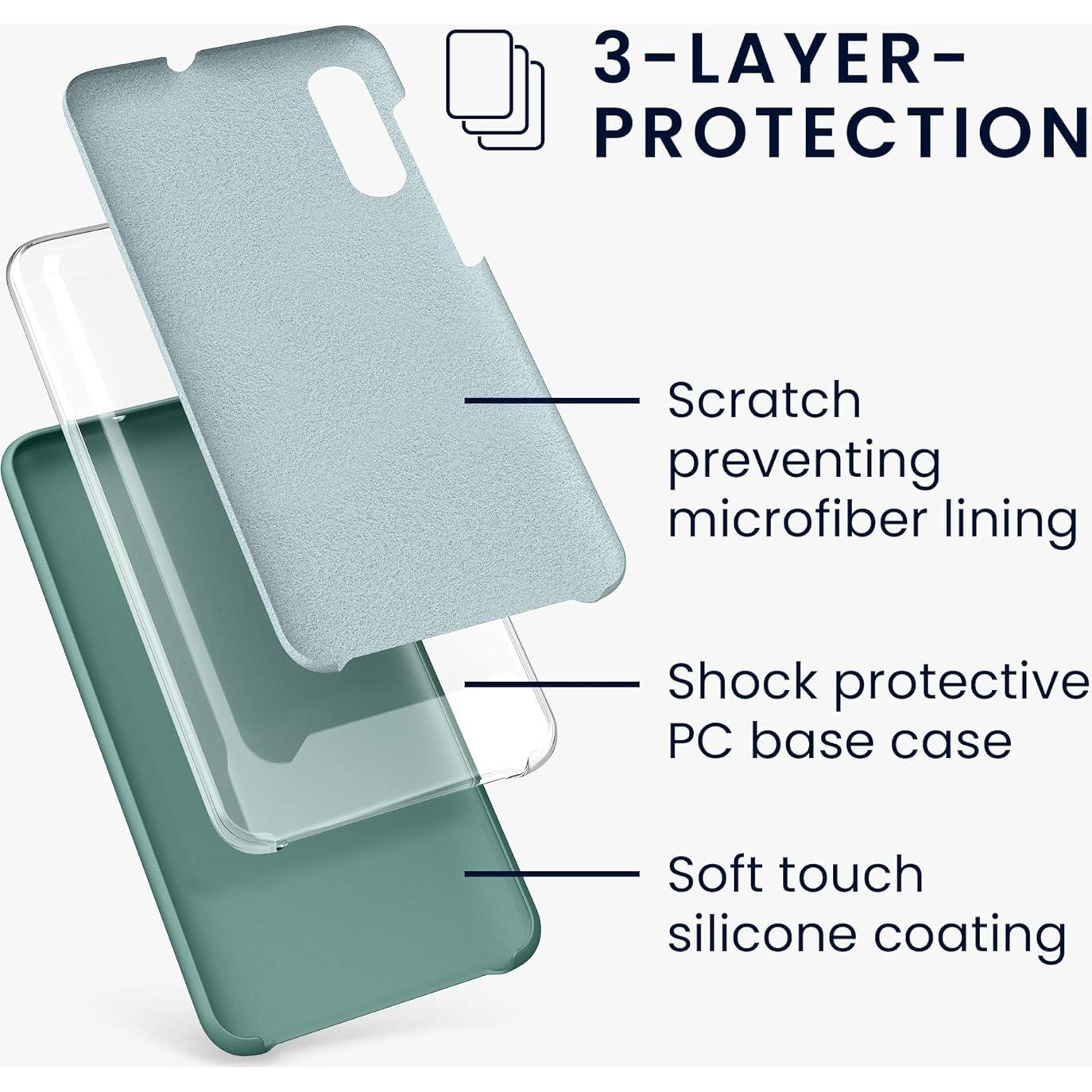 Funda de Silicona TPU KW-Mobile para Samsung Galaxy A50 - Noche Ártica